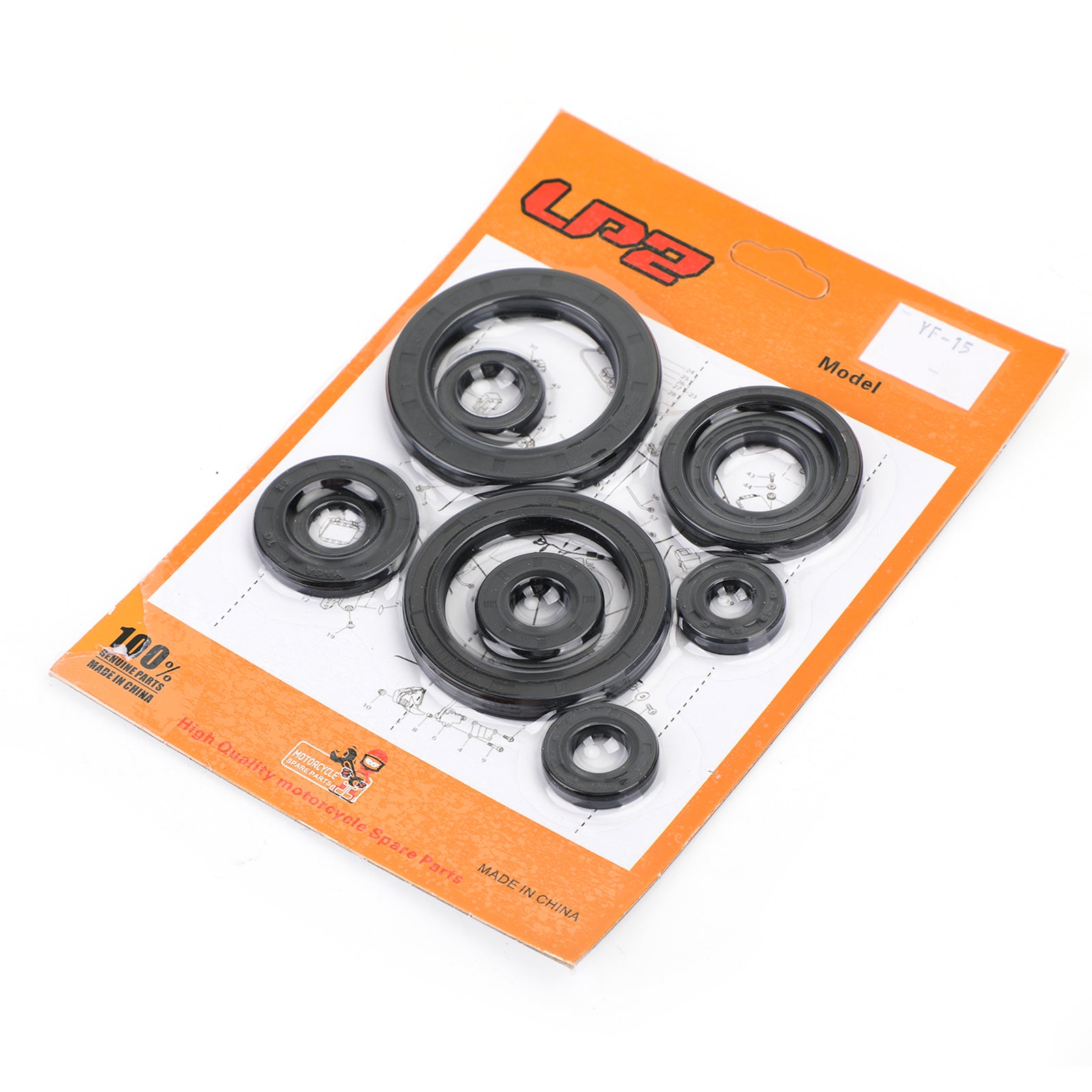 10pcs 02-06 Honda CRF450R Off-Road Complete Engine Oil Seal Crankcase Kit