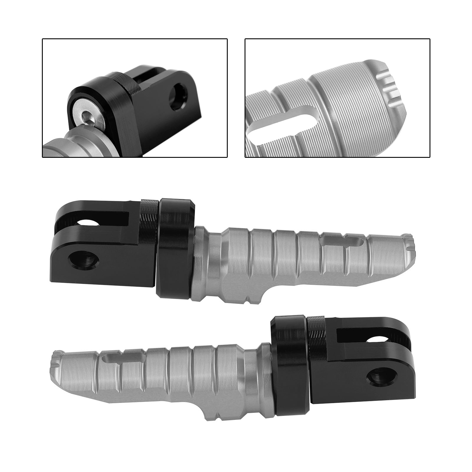 Front Footrests Foot Peg fit for INTERCEPTOR 650 2018-2023 Hunter 350 2022-2023