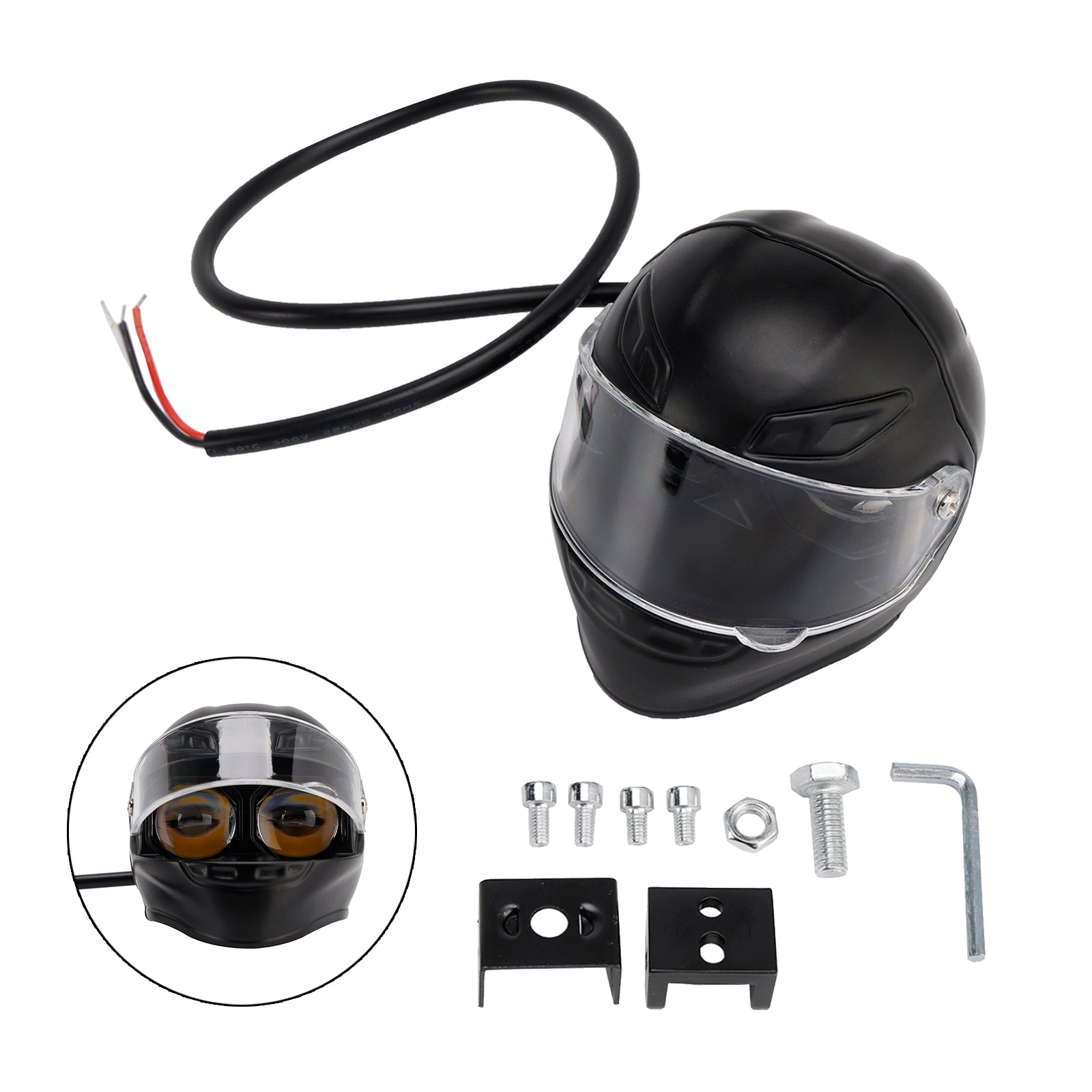 Motobike 20W Led Electric Scooter Light 2000Lm Bright Waterproof Headlight