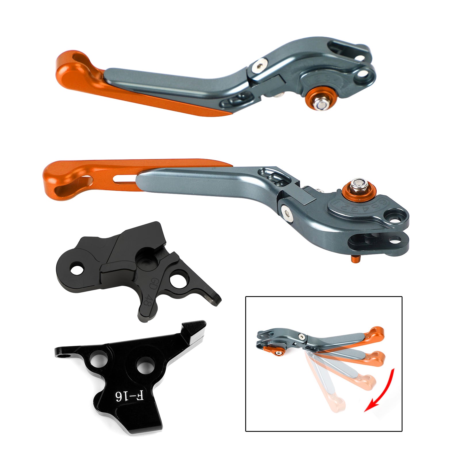 2022-2023 x350 Justerbar kopplingsbromsspak