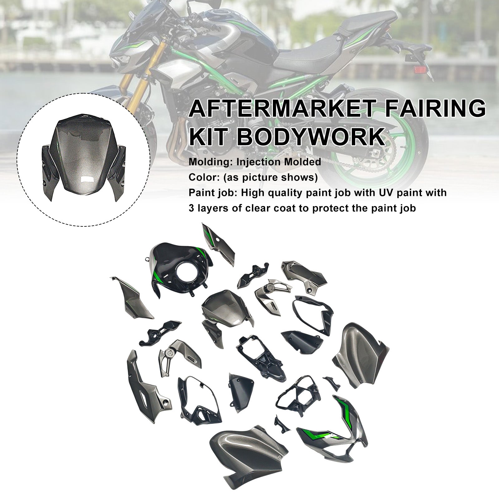 Amotopart 2025–2026 Kawasaki Z900 Verkleidungsset-Kollektion