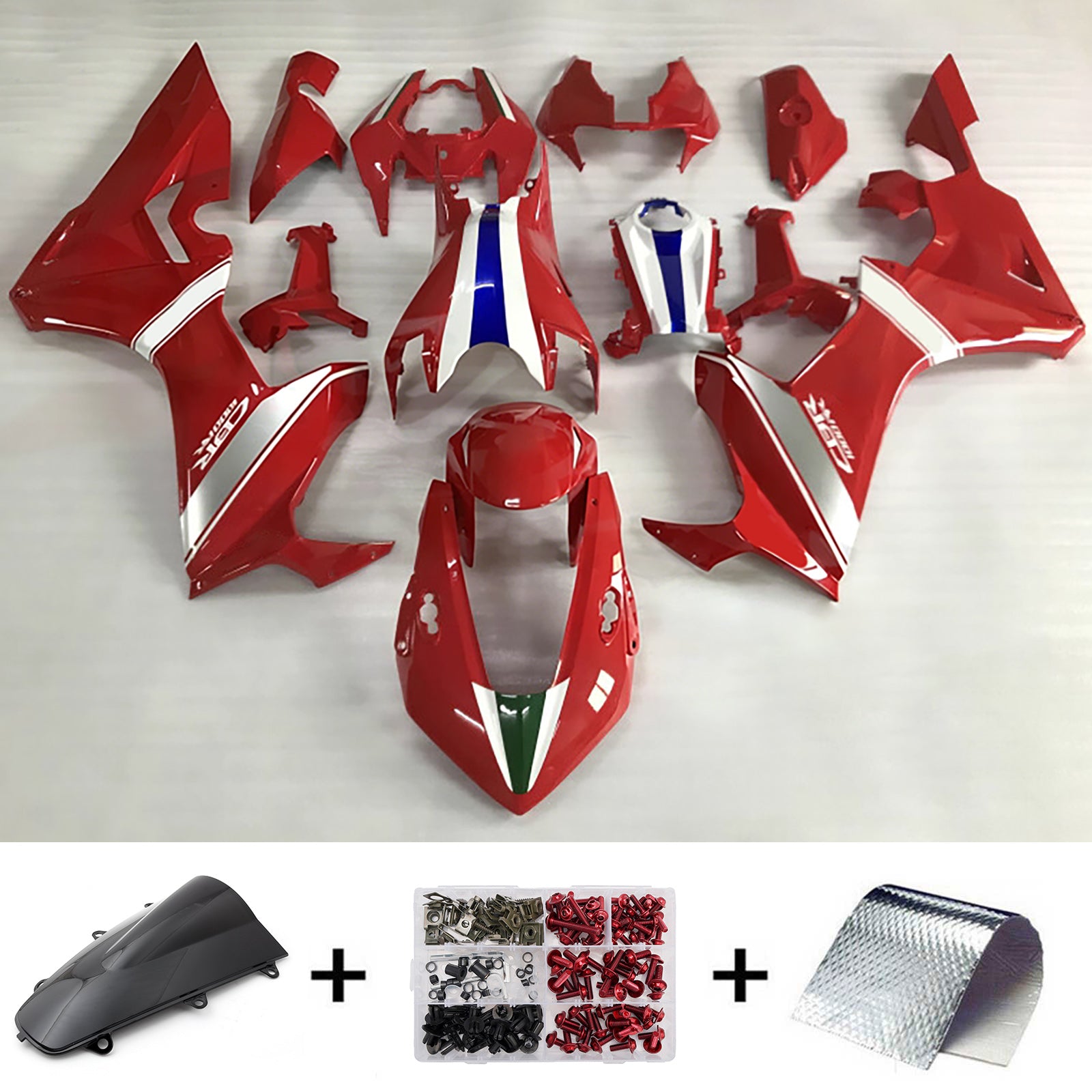 Amotopart 2017–2026 Honda CBR1000RR rotes Verkleidungsset