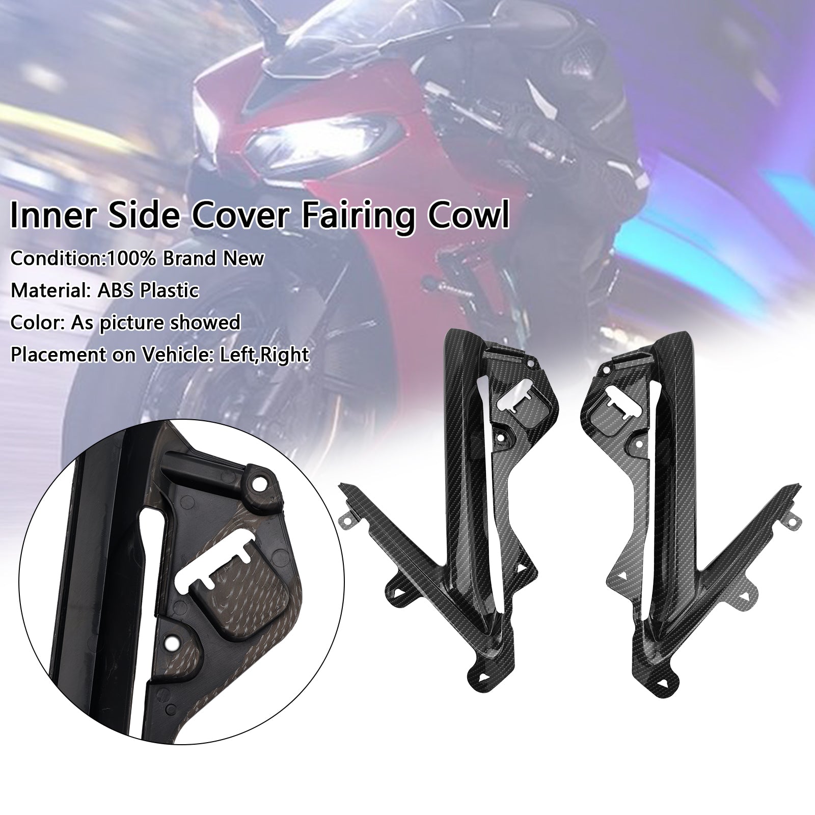 2024-2025 Daytona 660 Inner Side Cover Fairing Cowl