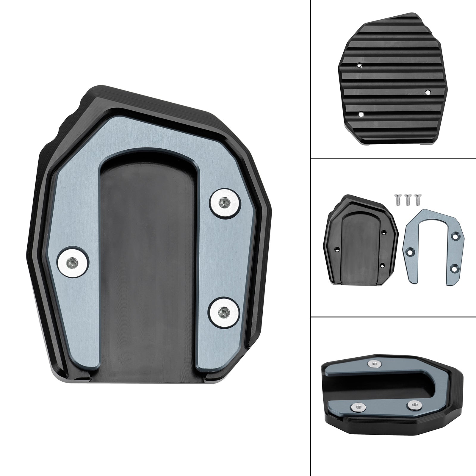 Almohadilla de placa ampliada con soporte para Kawasaki Vulcan S 650 VN650 2015-2021