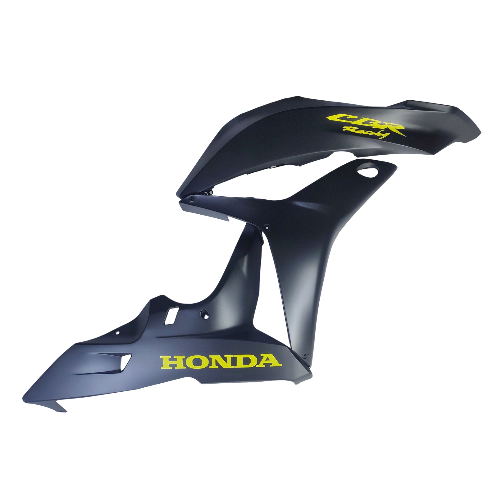 Amotopart 2007-2008 Honda CBR600RR Black Yellow Fairing Kit