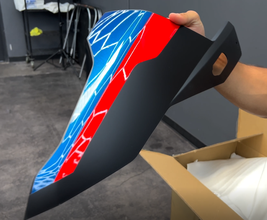 Amotopart BMW M1000RR S1000RR 2019-2022 Kit de carenado azul rojo