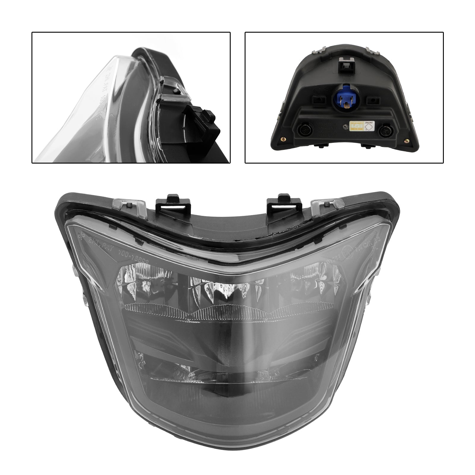 Protezione del faro della griglia del faro anteriore per fumo dello scooter Yamaha Lc150 Y15Zr