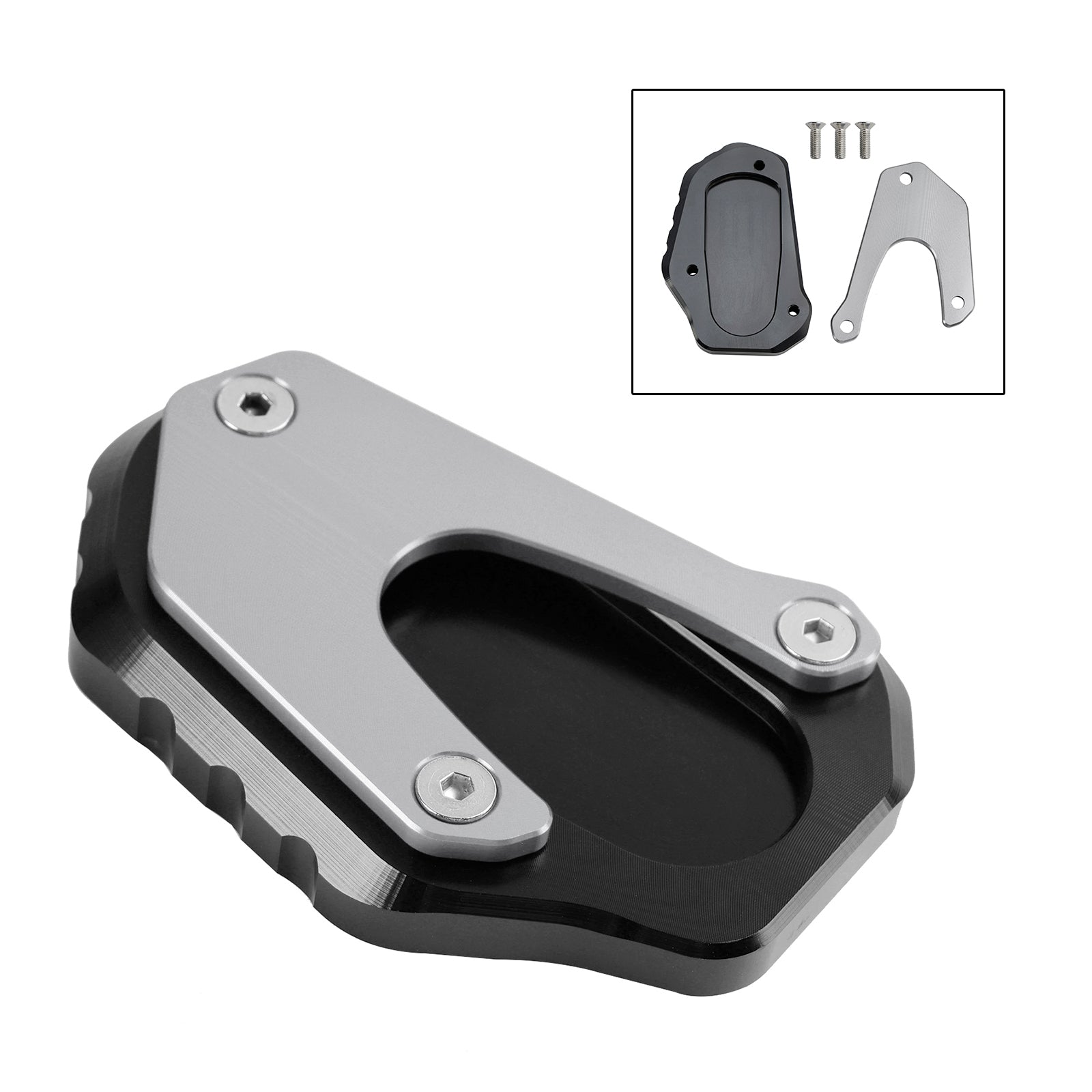 20-23 Suzuki V-Strom DL1050xt Kickstand-Vergrößerungsplattenpad