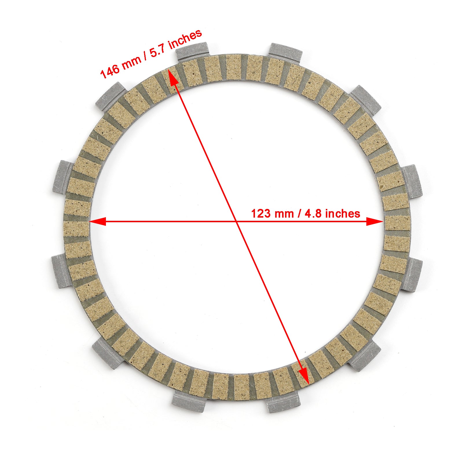 Kawasaki KR250 KR-I 88-89 KR-IR 89-90 Clutch Friction Plate Kit