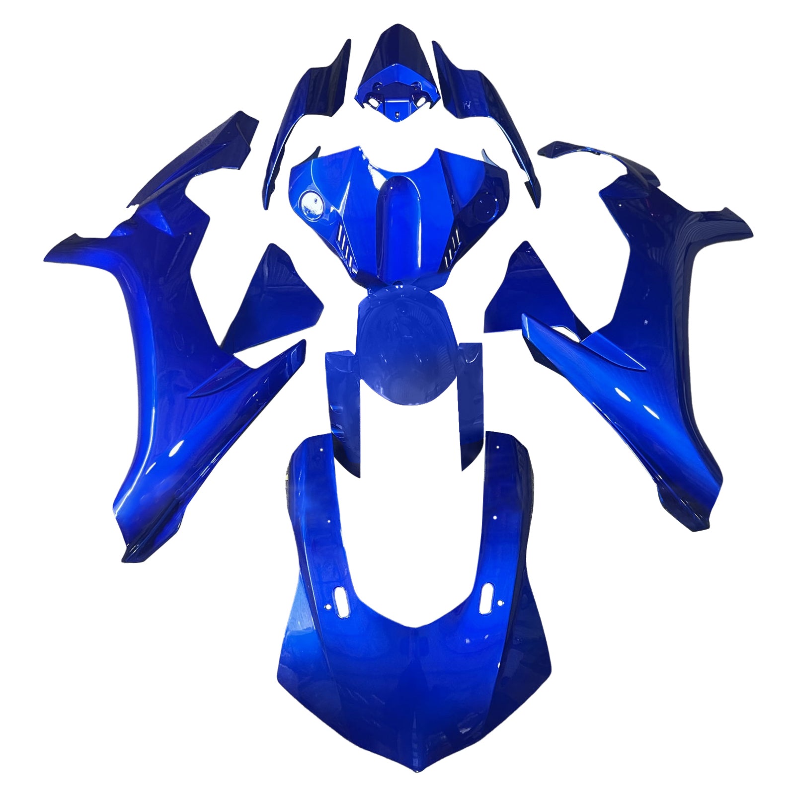 Amotopart 2015-2019 Yamaha YZF-R1 Blue Fairing Kit