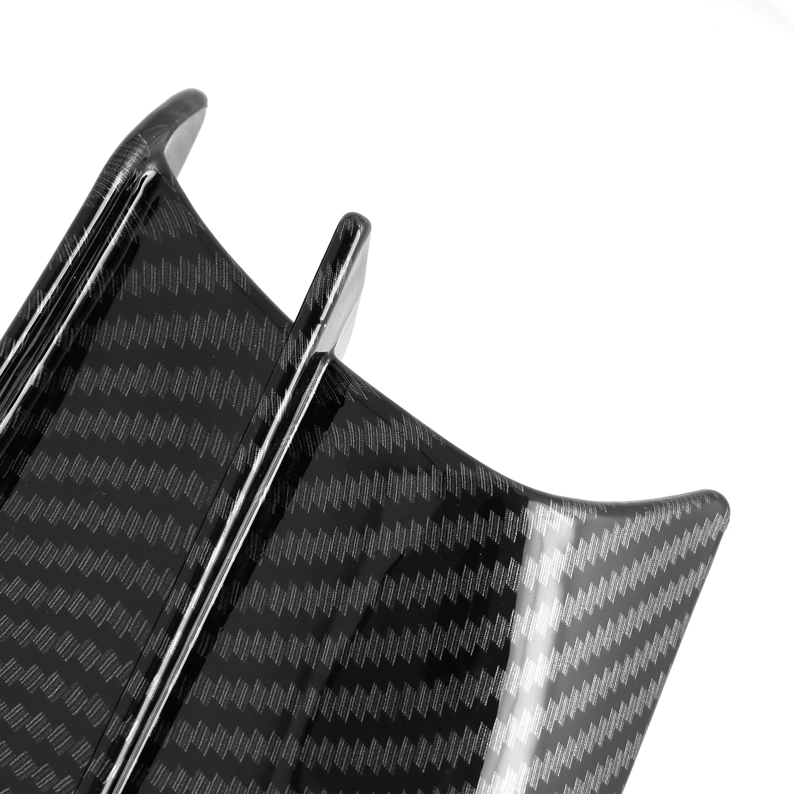 Winglet-Kit aerodinámico de aleta de viento, cubierta embellecedora de alerón para motocicleta Universal