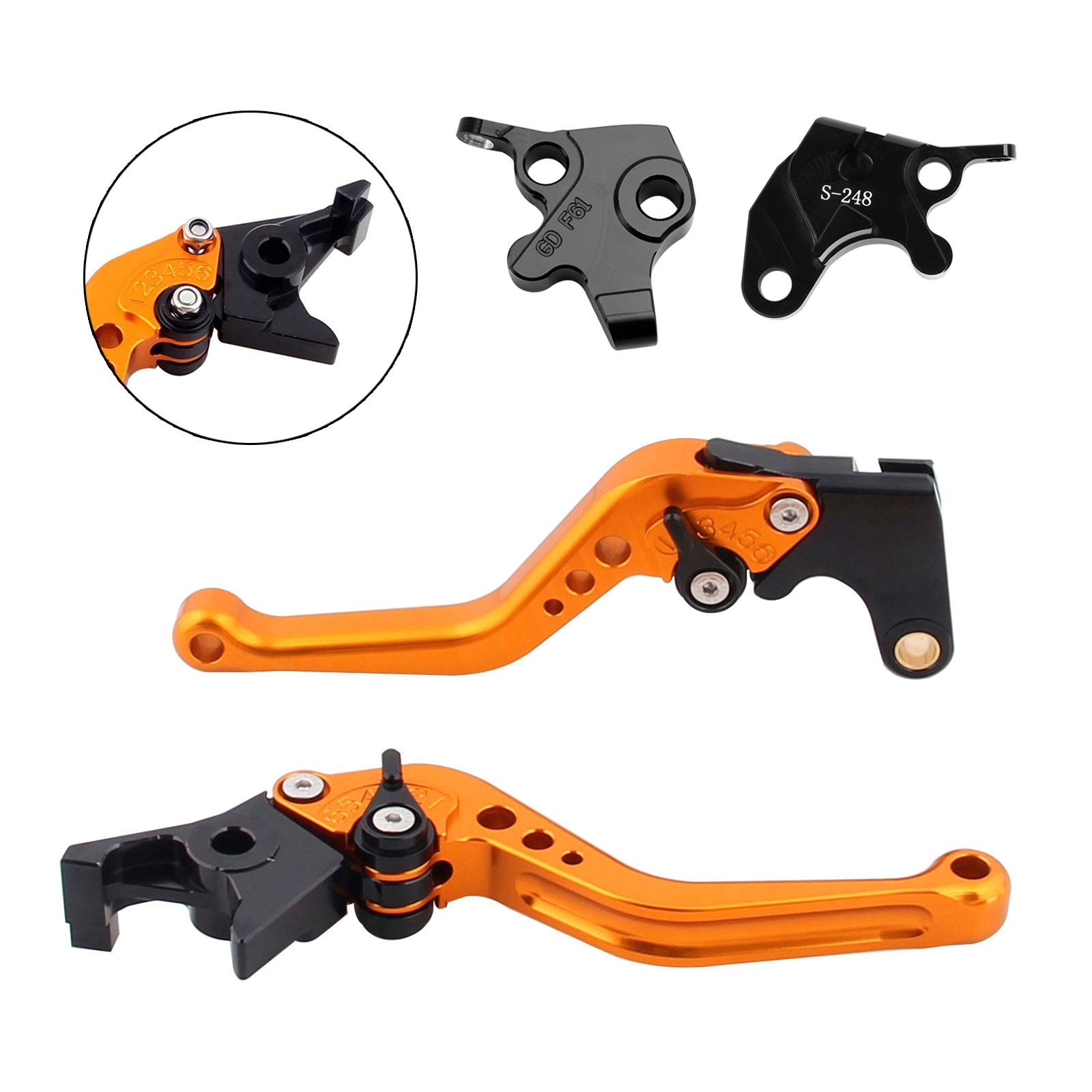 YAMAHA YZF R125 2008-2011 NEW Short Clutch Brake Lever