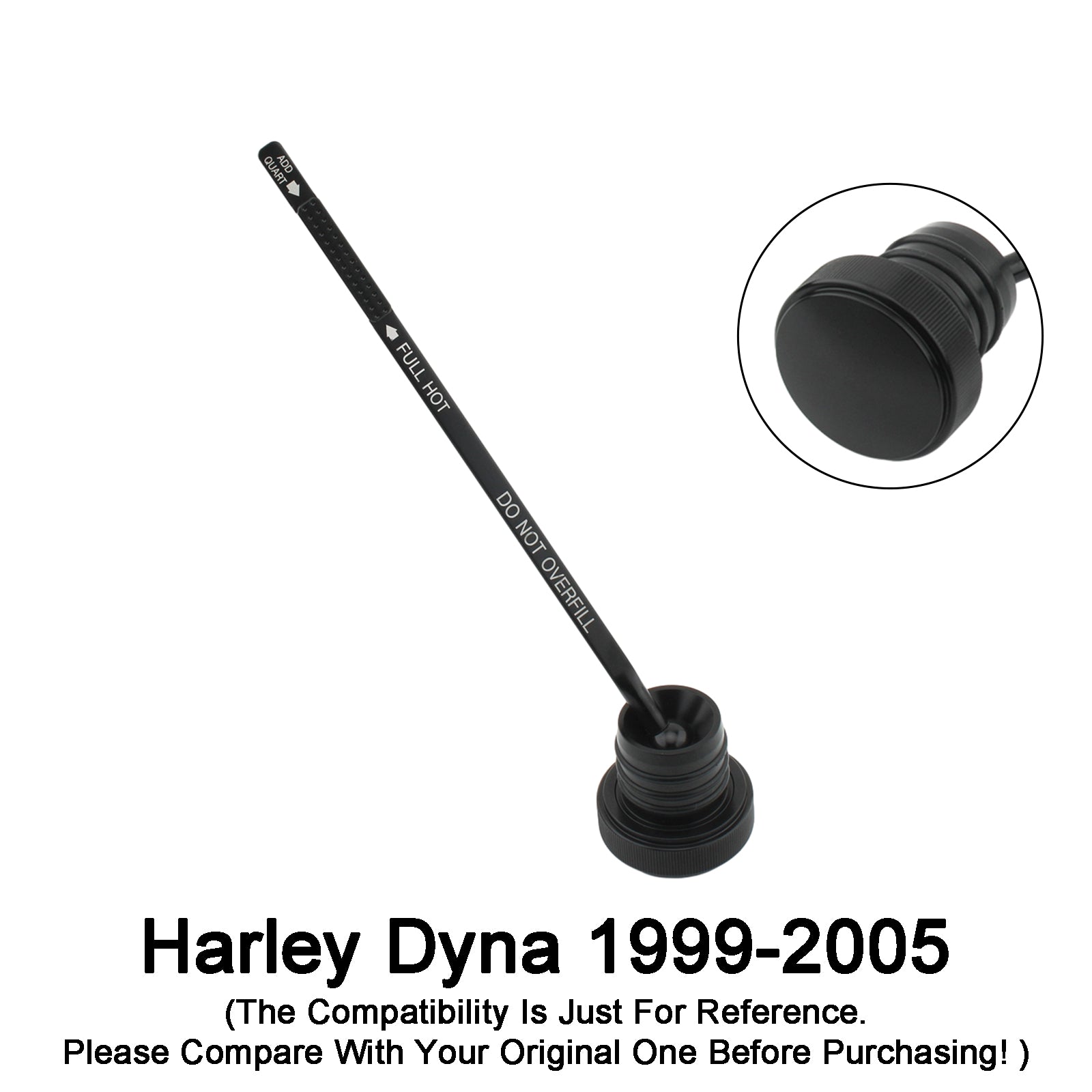 99-05 Super GLID FXD FXDX FXDL DYNA Huile Plonge du réservoir Bouchon de réservoir 0710-0150