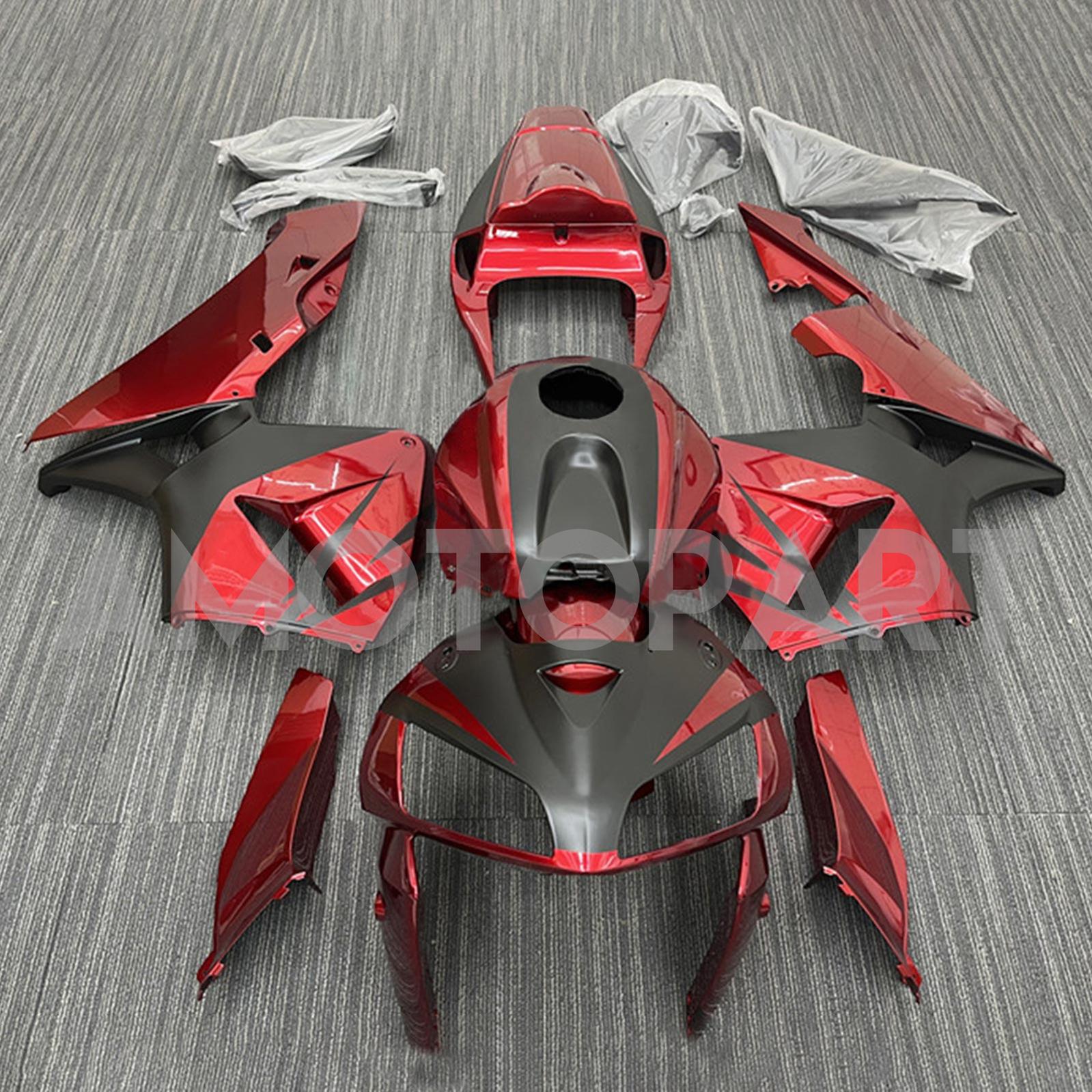 AMOTOPT 2005-2006 HONDA CBR600RR RED BLACK Fairing Kit