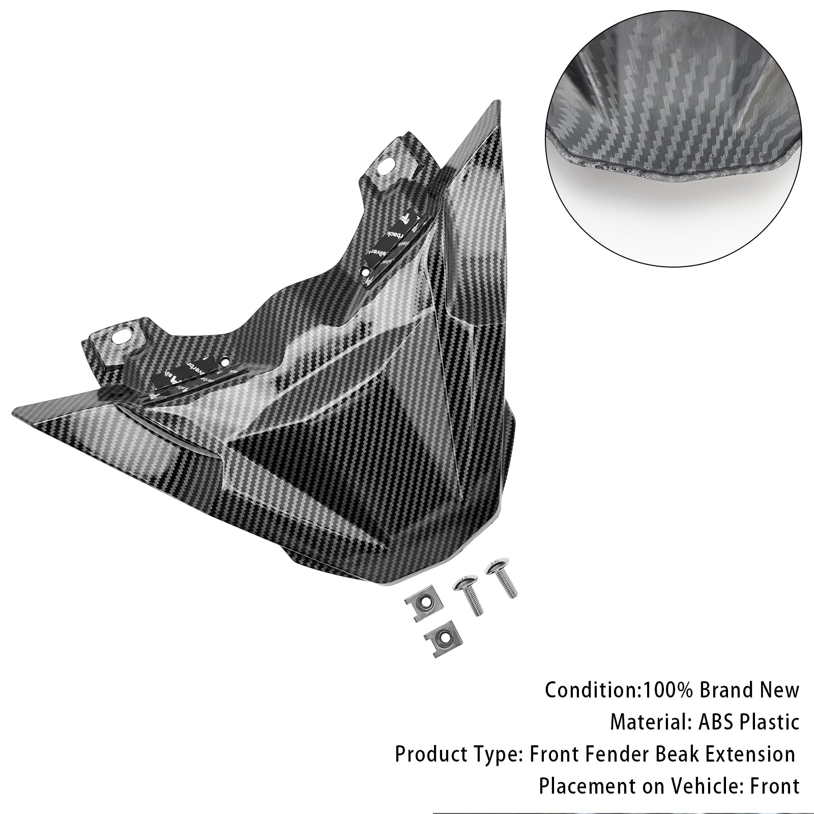 23-24 Honda ADV 160 Front Beak Extension Nose Panel Fairing