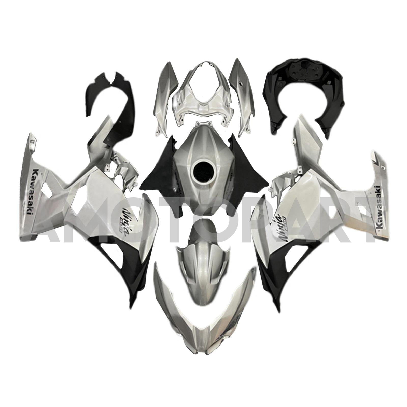 Amotopart 2018-2024 Kawasaki EX400/Ninja400 Fairing Kit Collection One