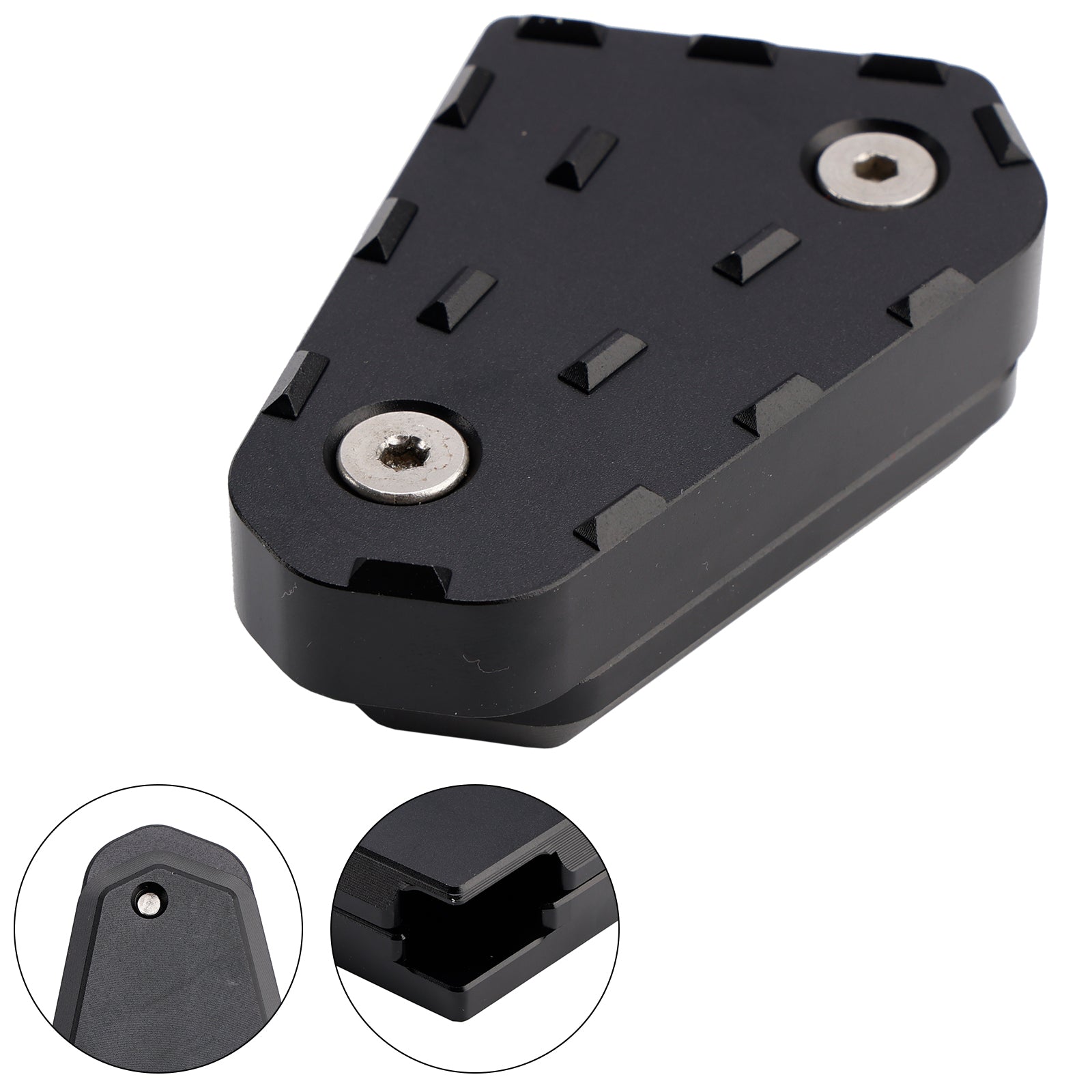 Multistrada 950 1200 1260 CNC Pédale de frein extension PEG PAD Silver