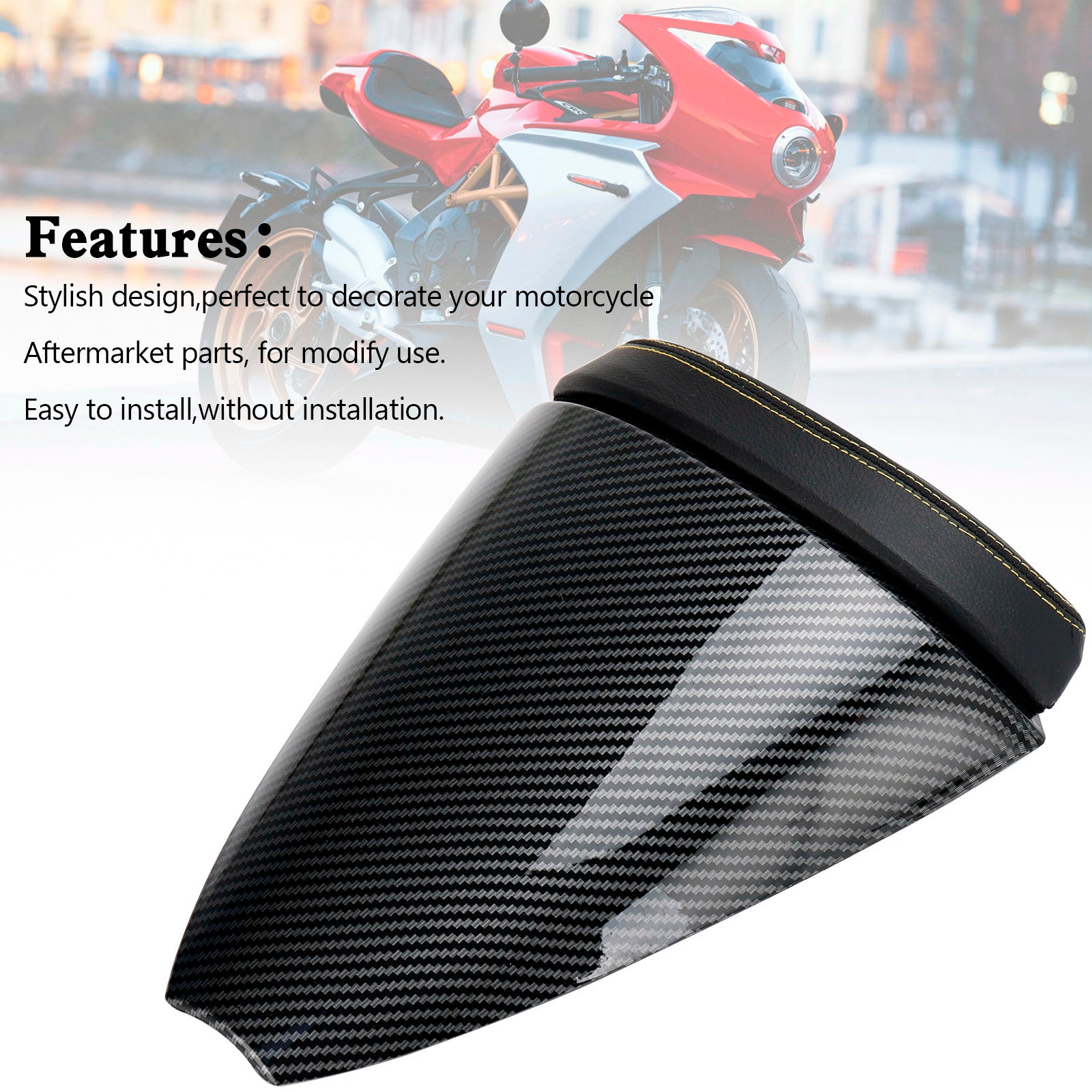 2018-2023 MV Agusta Superveloce 800 Tail Tylna pokrywa siedzenia Fairing Cowl