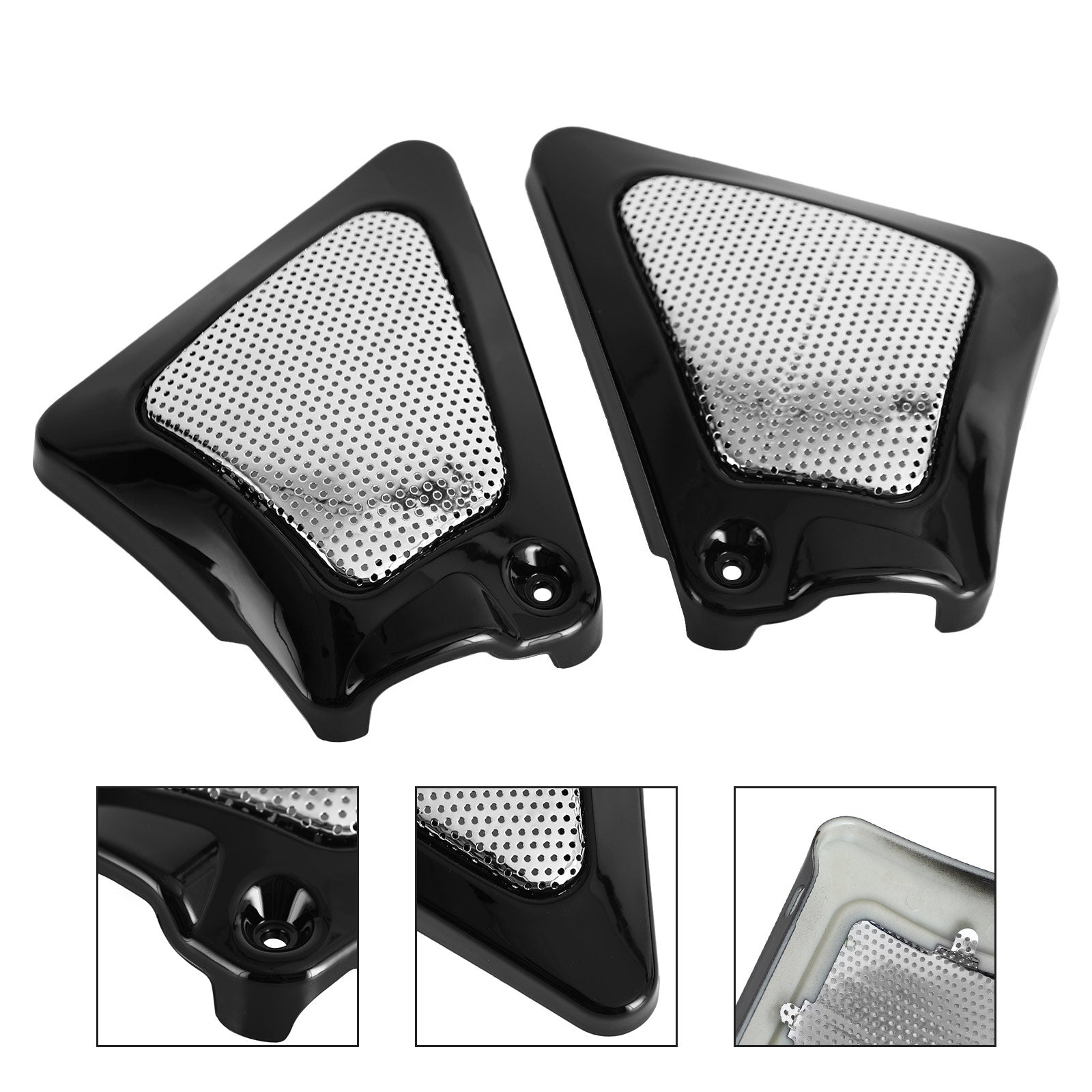 V-Rod VRSCA Screamin Night Rod Special Black Airbox Frame Neck Side Cover