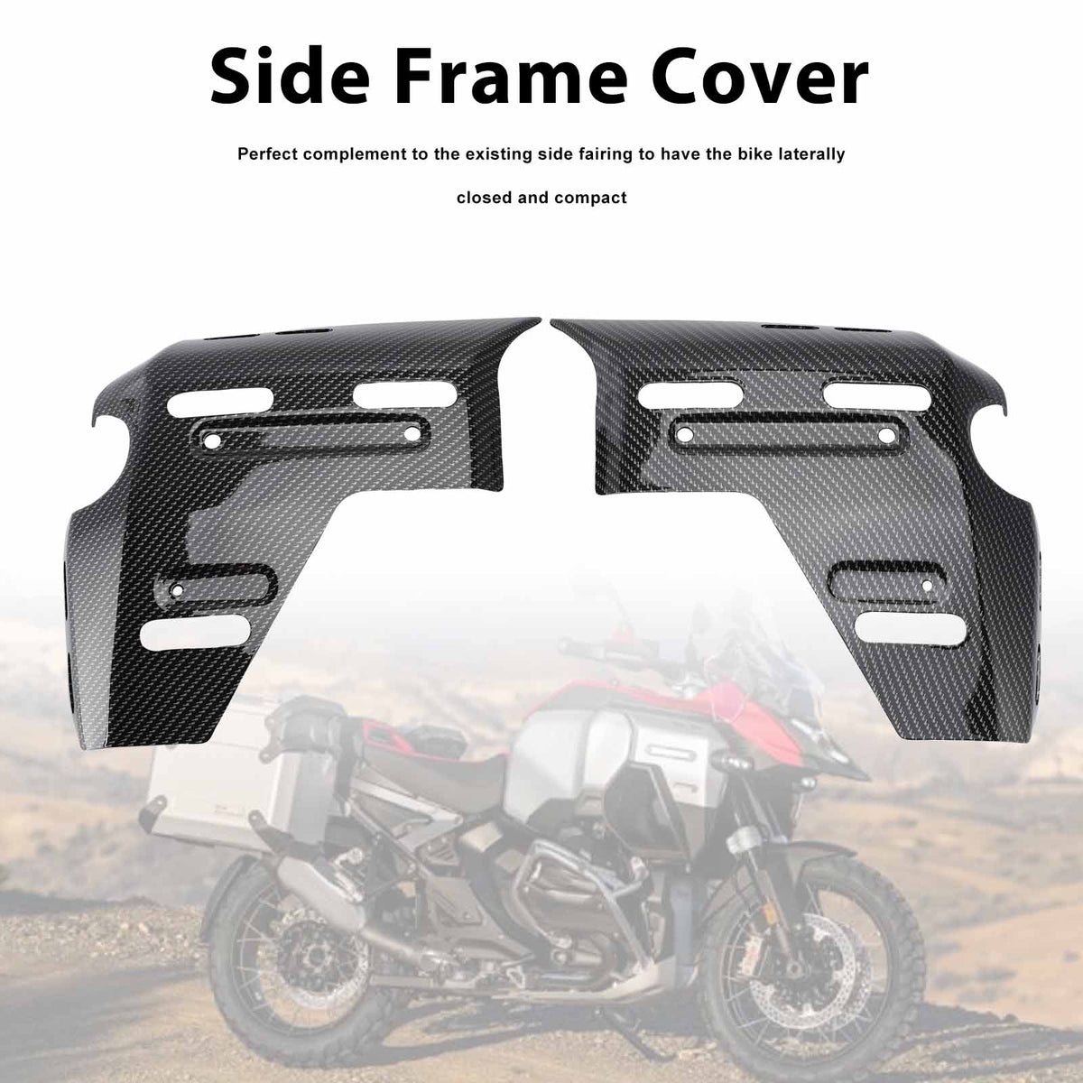 2025-2026 BMW R1300GS ADV Cubierta de carenados de panel de marco lateral