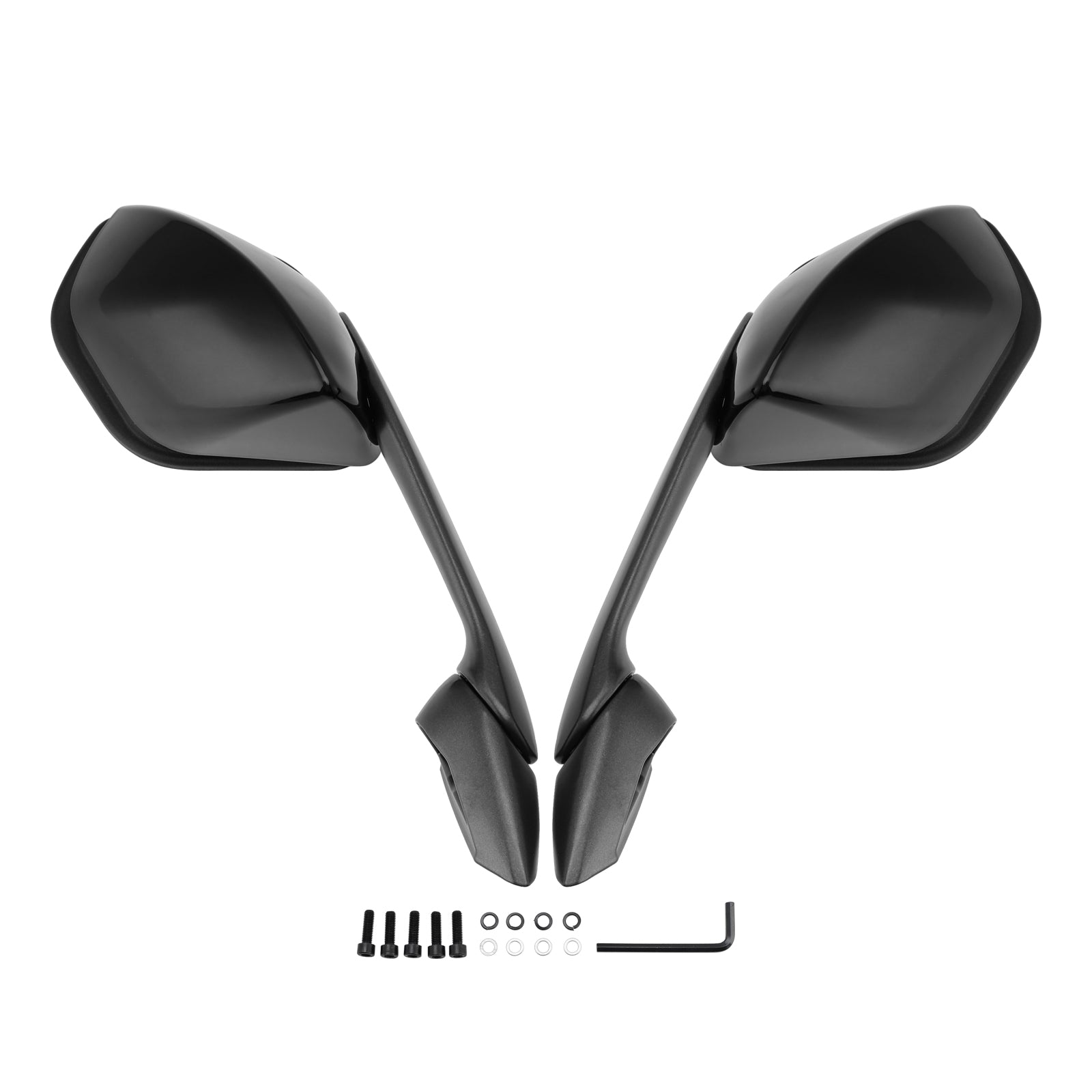 2022–2024 Suzuki Gsx1300r Hayabusa Paar Rückspiegel links & rechts schwarz