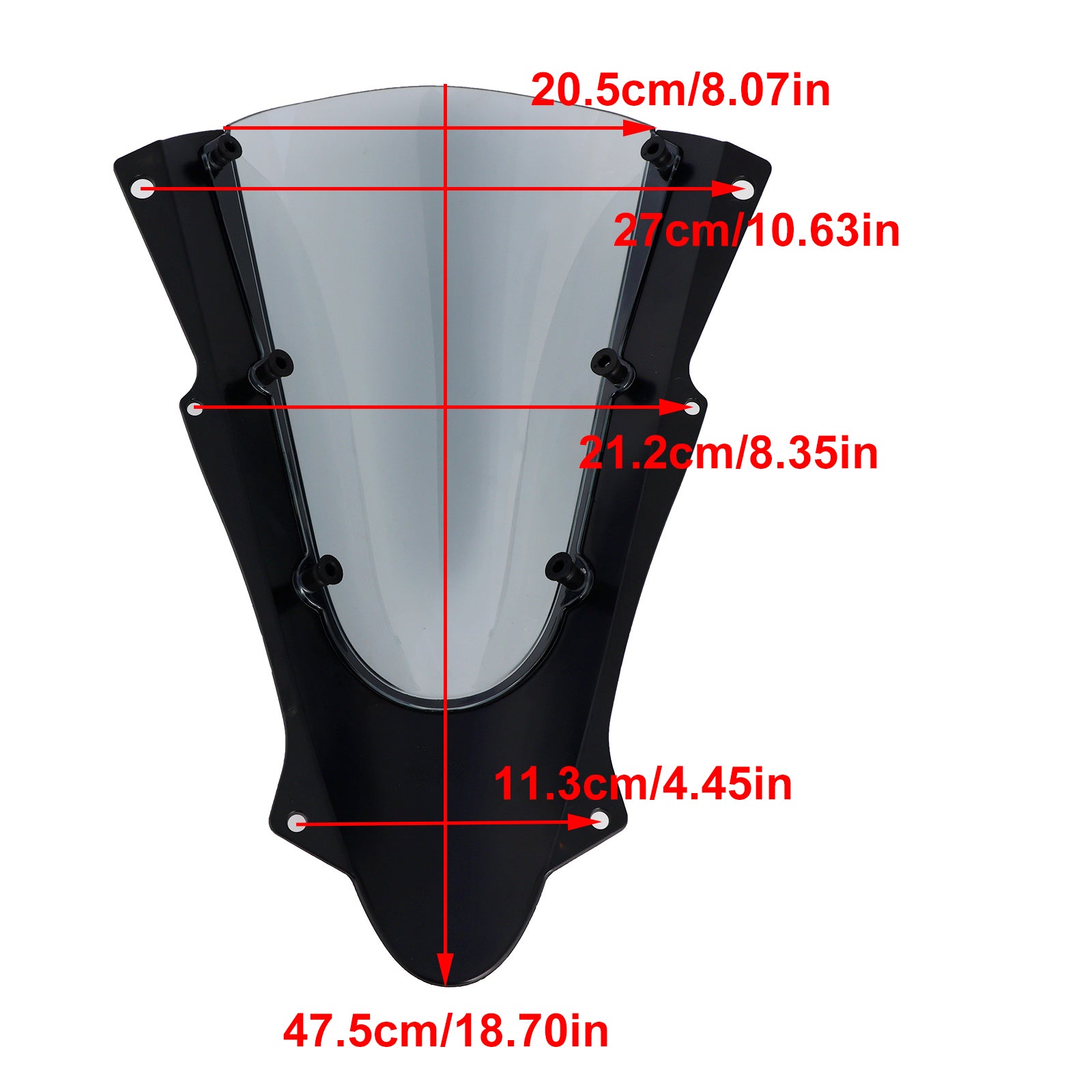 2023 Kawasaki ZX-4R ZX-4RR vindrutan vindruta