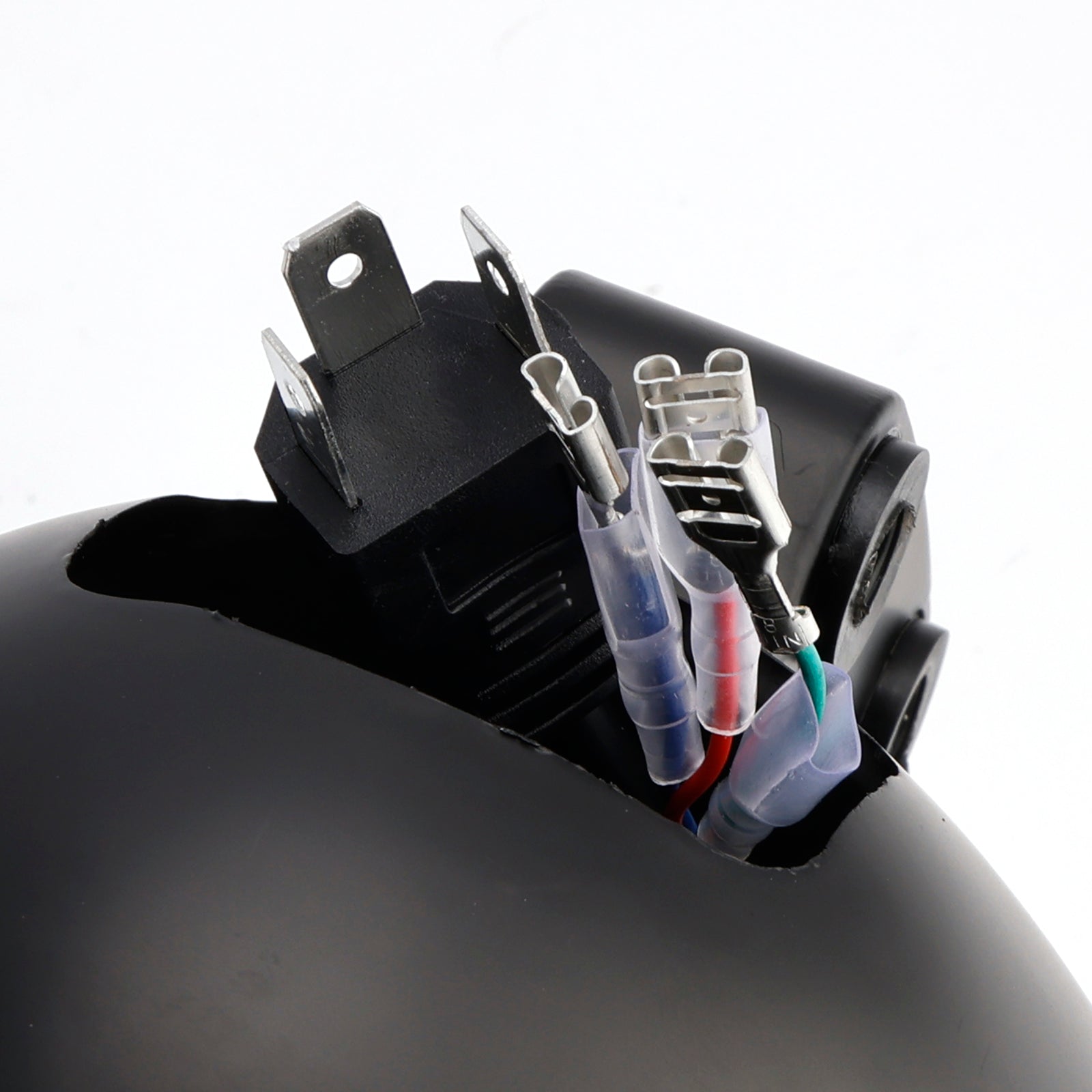 Motorcycle Chrome 5.75" Headlight Lamp Spotlight Universal Multifunctional