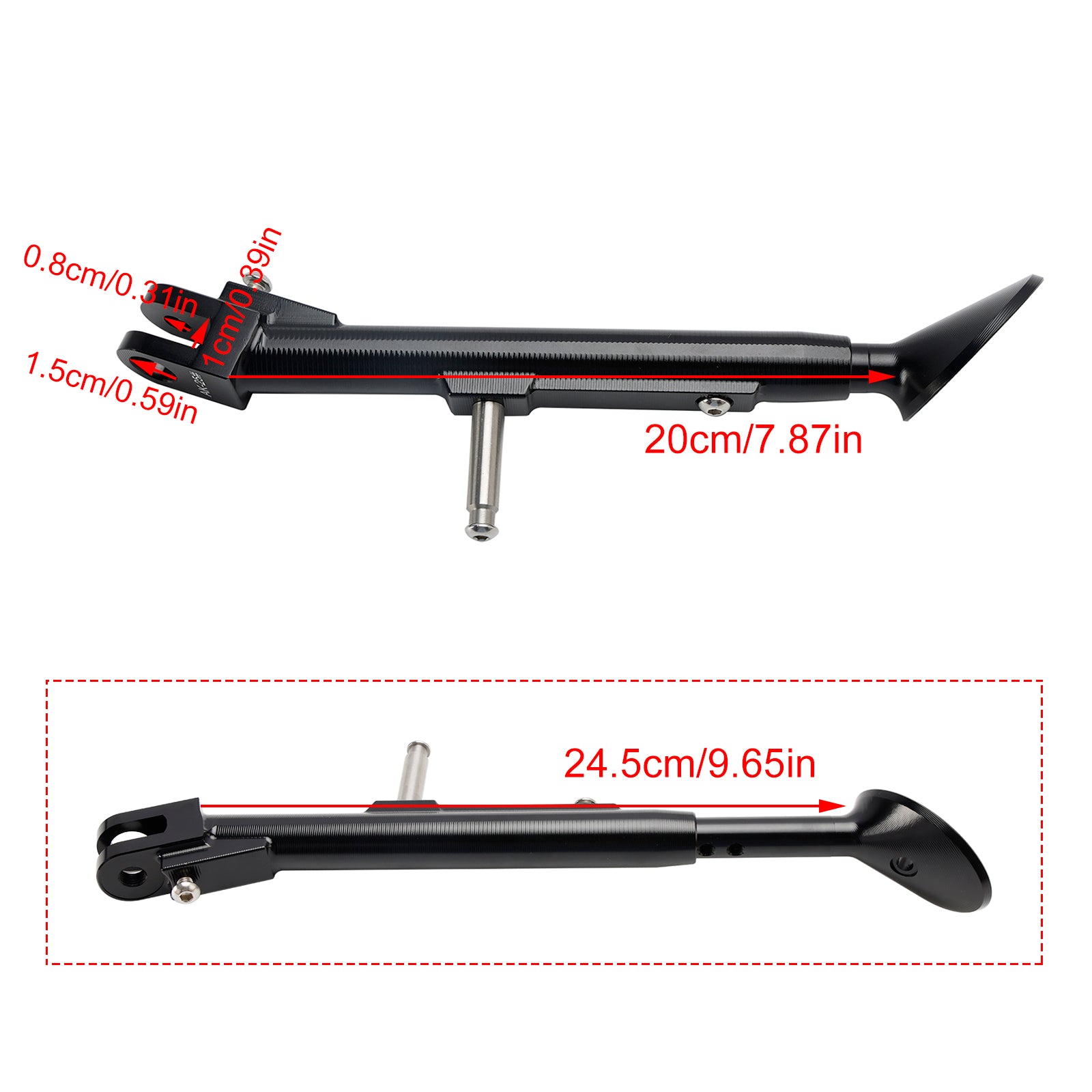 23-24 KAWASAKI ZX-4R ZX-4RR Regulowany stojak z boku stóp