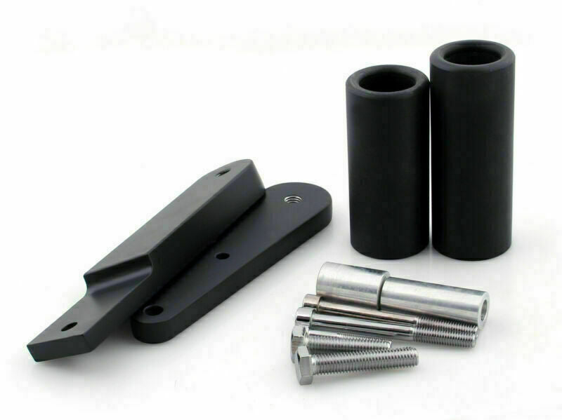 2009-2012 Kawasaki Ninja 650 Crash Frame Sliders Protector Black