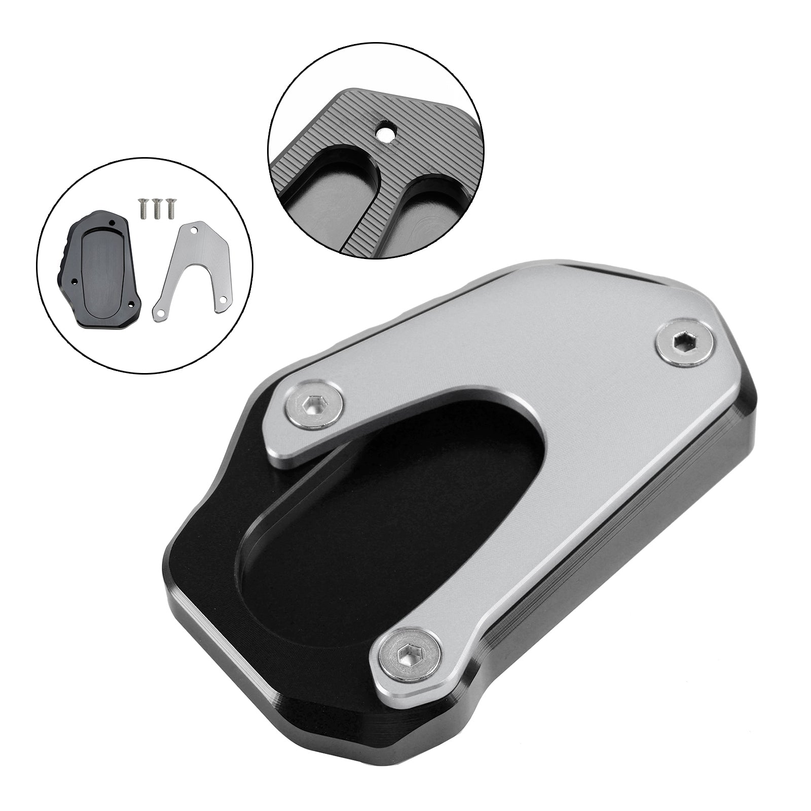 20-23 Suzuki V-Strom DL1050xt Kickstand-Vergrößerungsplattenpad