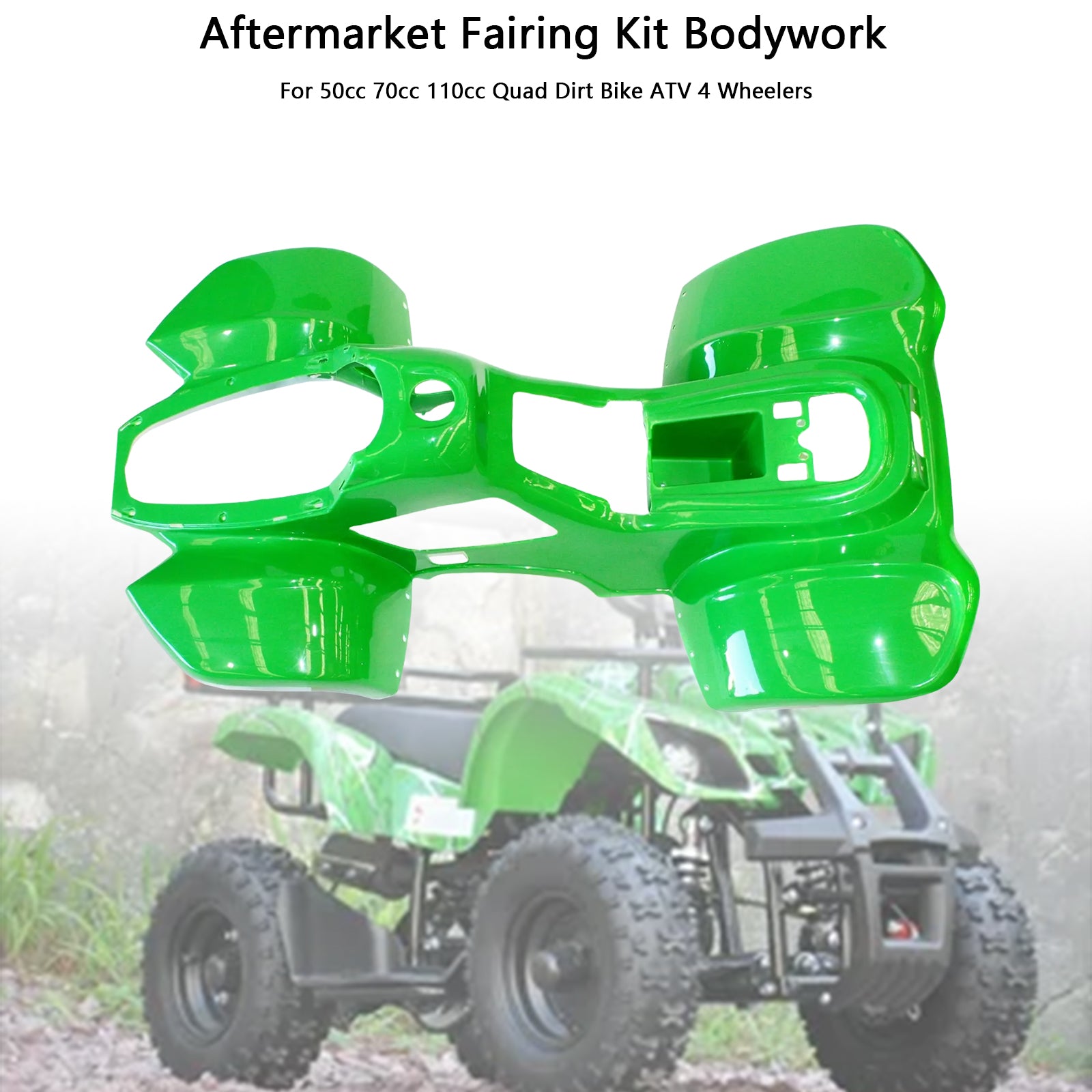 AMOTOPT PARA 50CC 70CC 110CC Quad Dirt Bike ATV 4 Wheelers Fairing Kit Collection