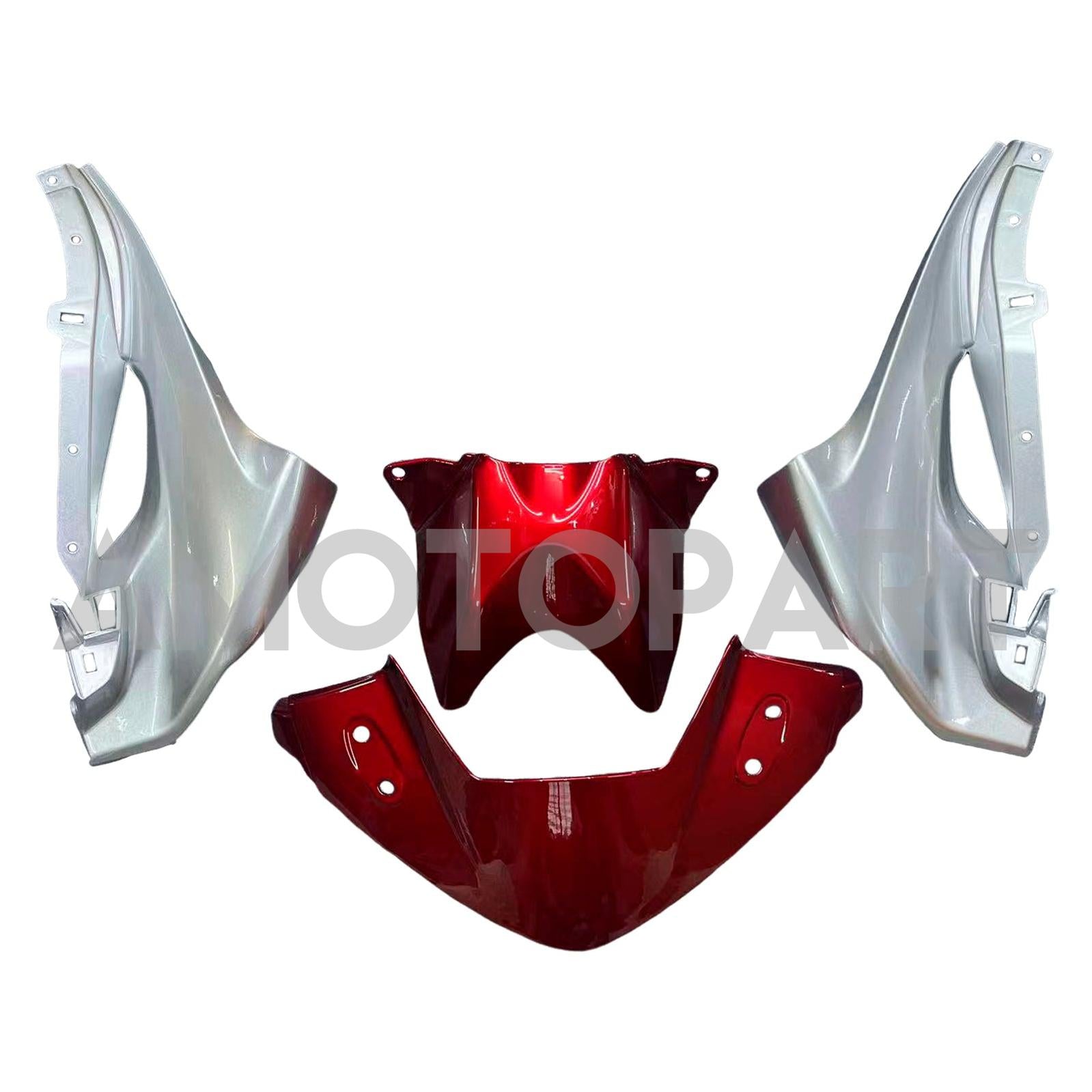 Amotopart 2011-2013 Honda CBR250R Red White Grey Fairing Kit