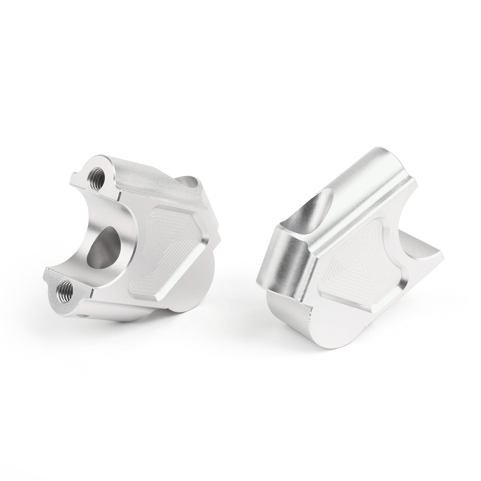 Coppia kit riser manubrio moto nero sposta la barra verso l'alto per BMW F800GS 2008-2017