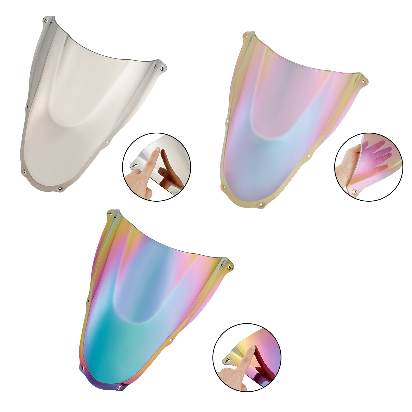 06-10 ヤマハ RS125 ABS オートバイ フロントガラス フロント スクリーン