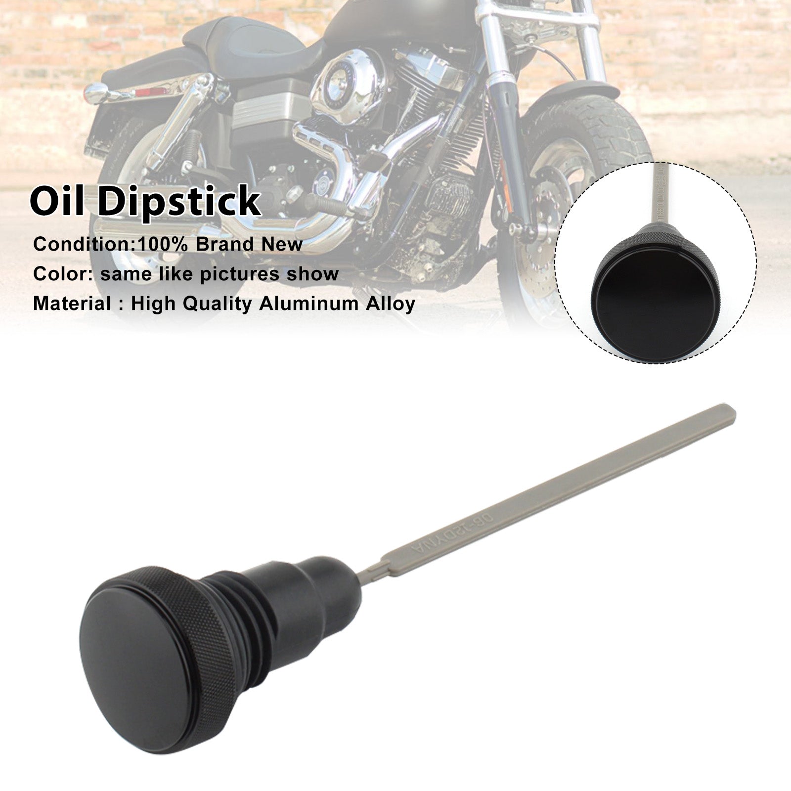 2006-2017 FXD Dyna 0710-0153 Oil Dipstick Tank Cap Plug