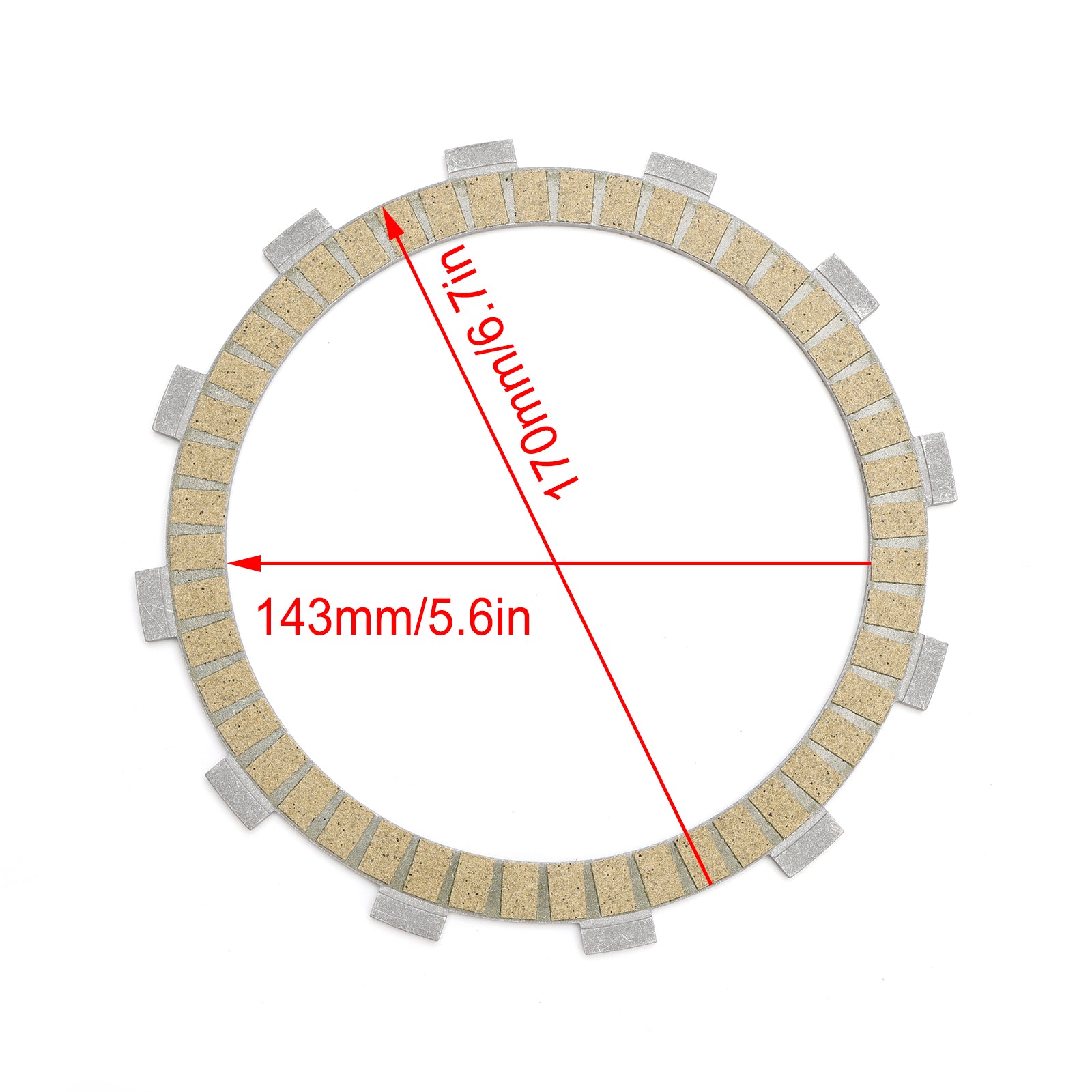 96-04 Kawasaki VN1500 Vulcan 1500 Klasická sada pro třecí deska spojky sada 13088-1018 13088-1146