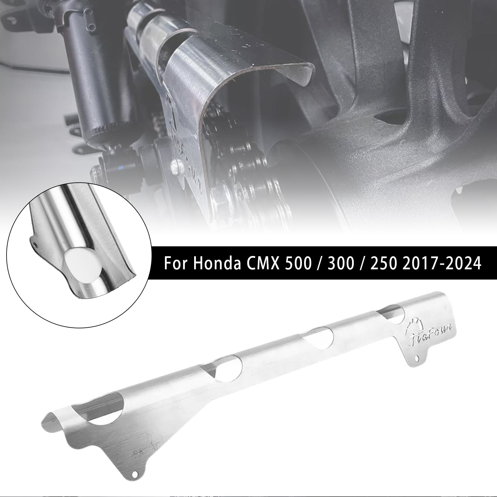 17-24 Honda Rebel CL 250 300 500 CM CMX Chain Guard Cover Protector