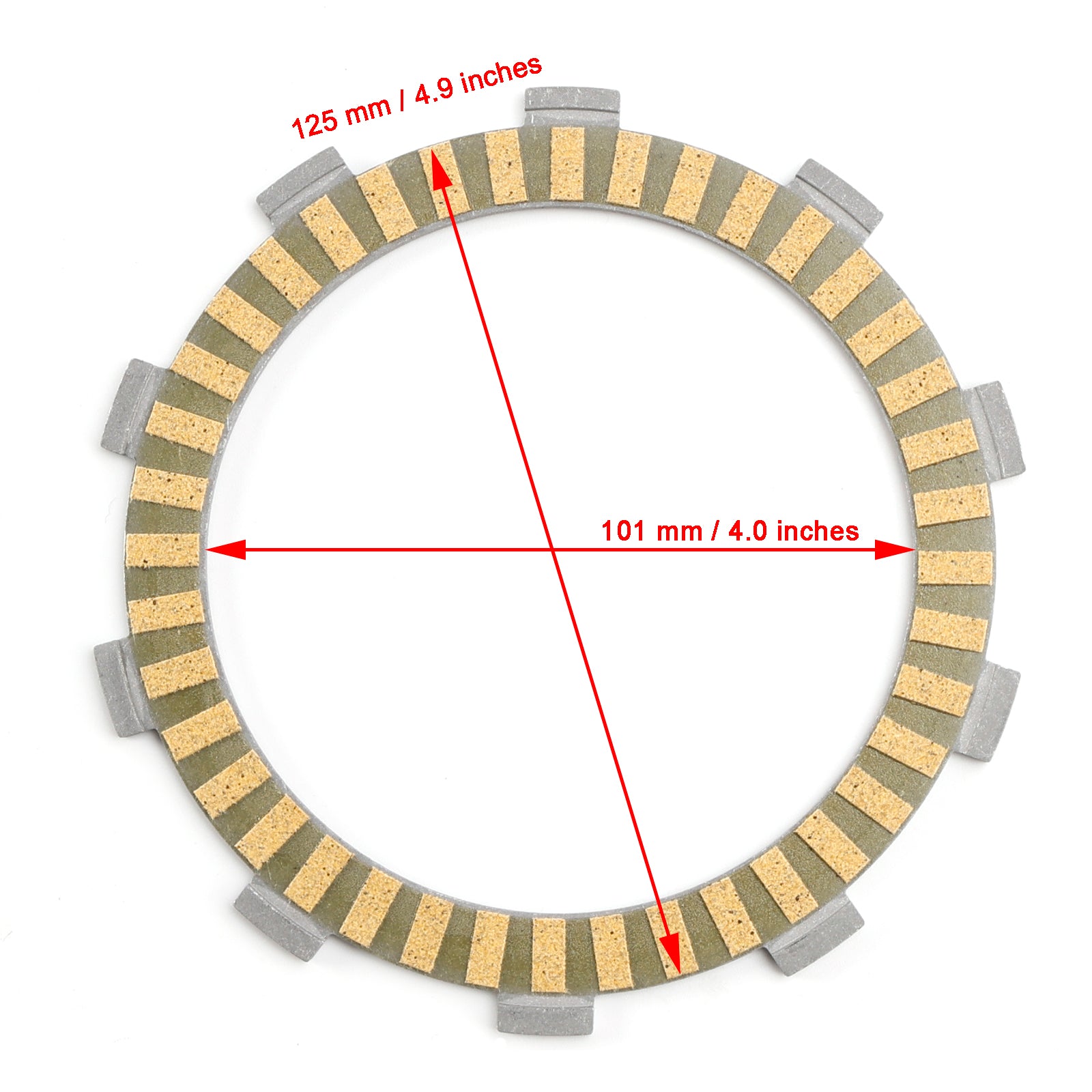 2018-2024 Kawasaki Ex400 Ninja 400
Clutch friksjonsplatesett 13088-0593