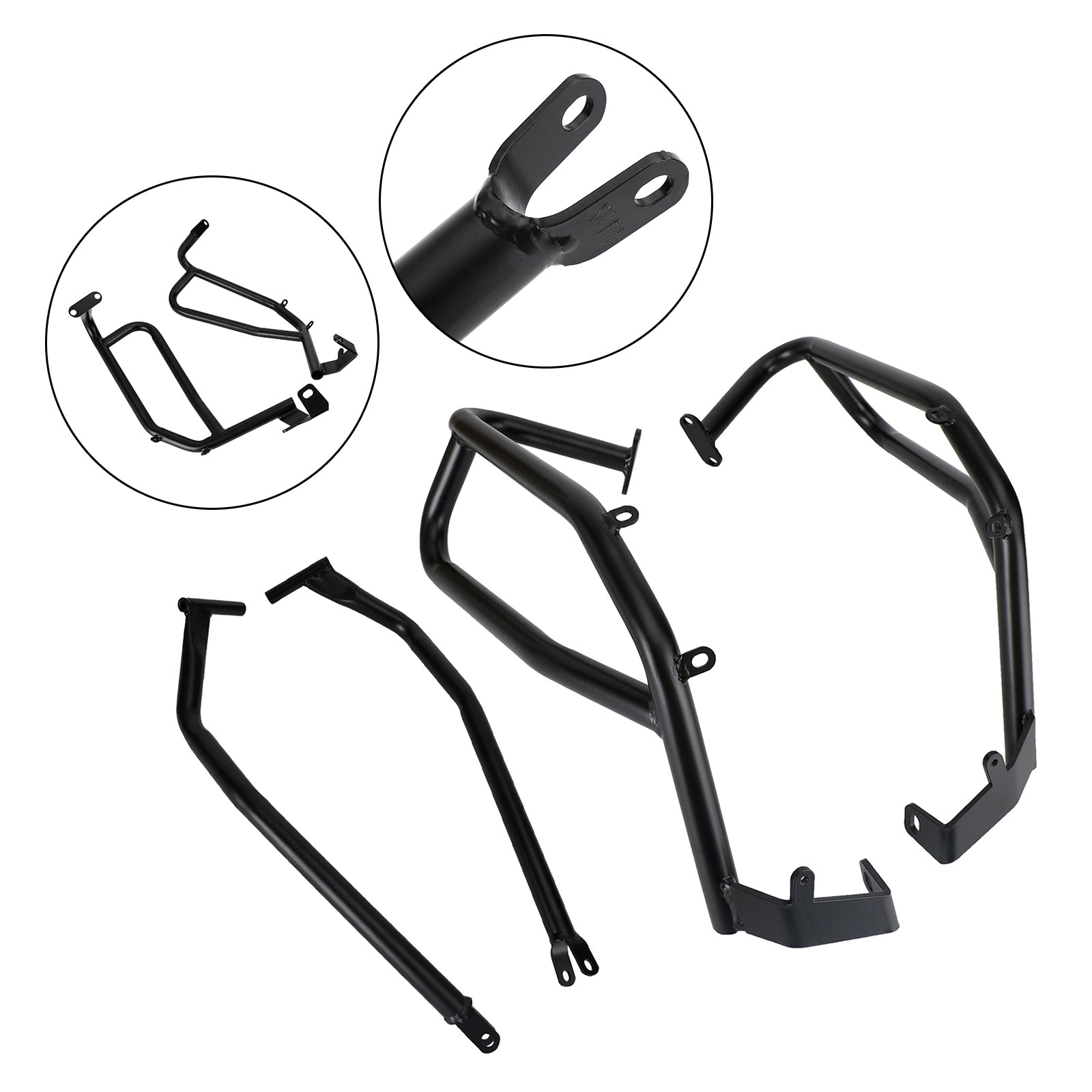 Engine Guard Crash Bar Protector Bumper Upper Lower For Honda Crf250 Rally 17-20