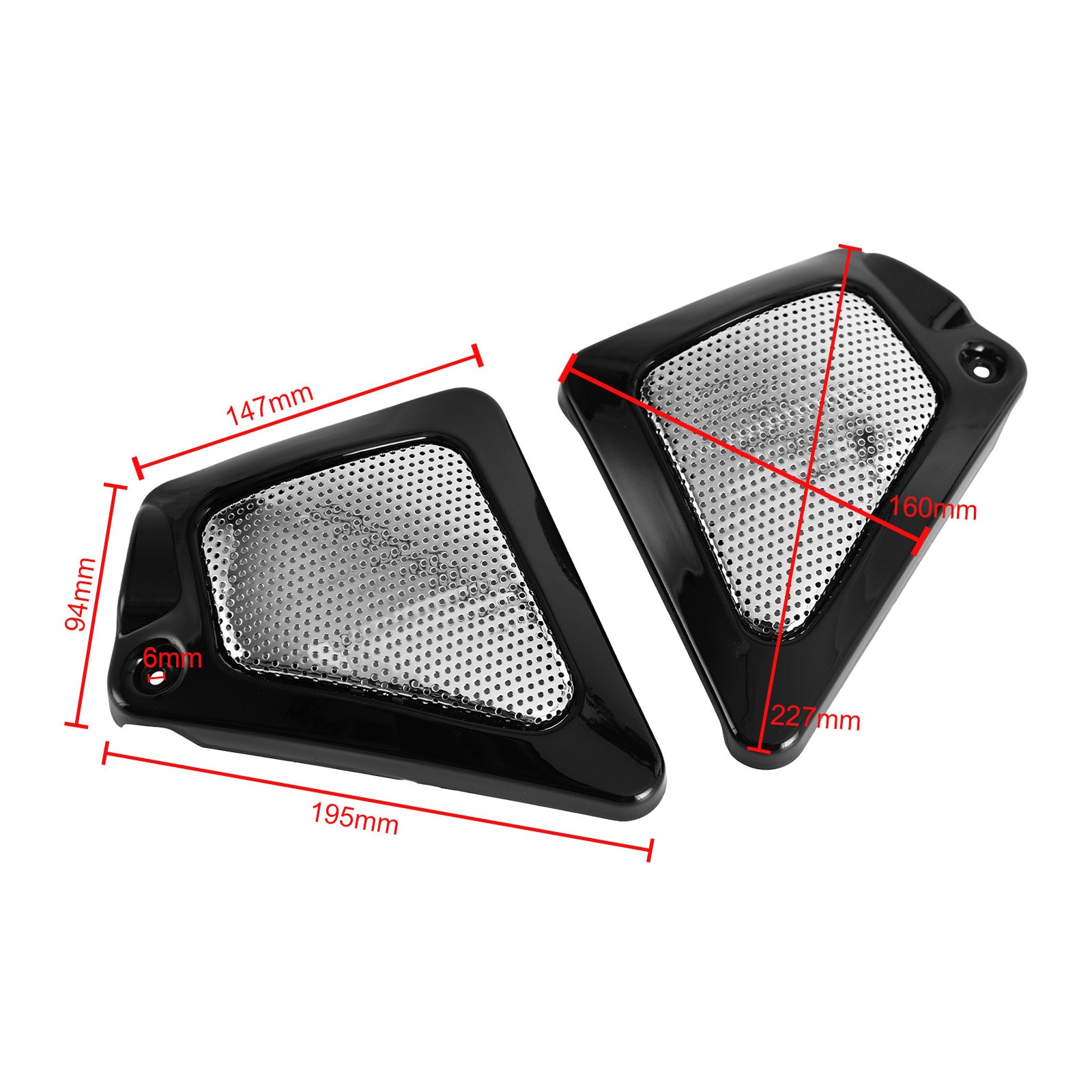 V-Rod VRSCA Screamin Night Rod Special Black Airbox Frame Neck Side Cover