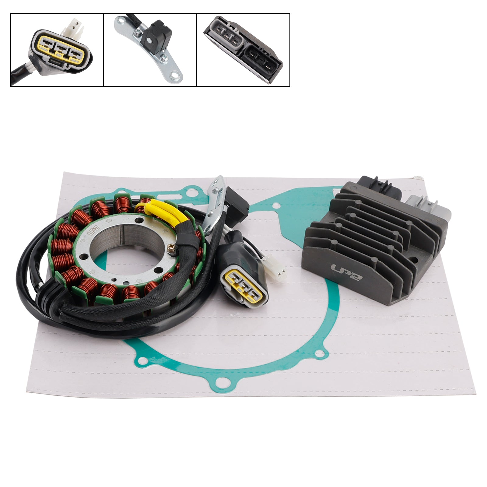 2010-2017 Yamaha XVS 400 C Drag Star Stator Regulator Rectifier & Gasket