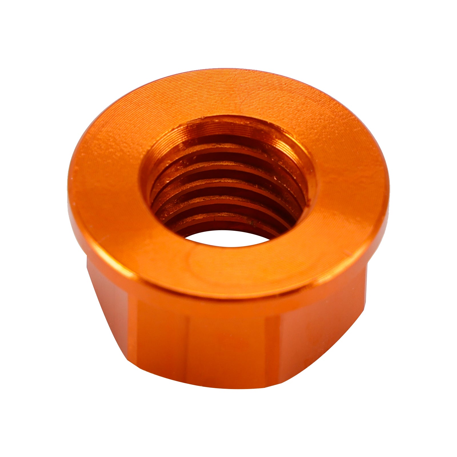 04-16 Aprilia RSV RSV4 1000R Factory Rear Sprocket Nut Kit M10x1.5mm Orange