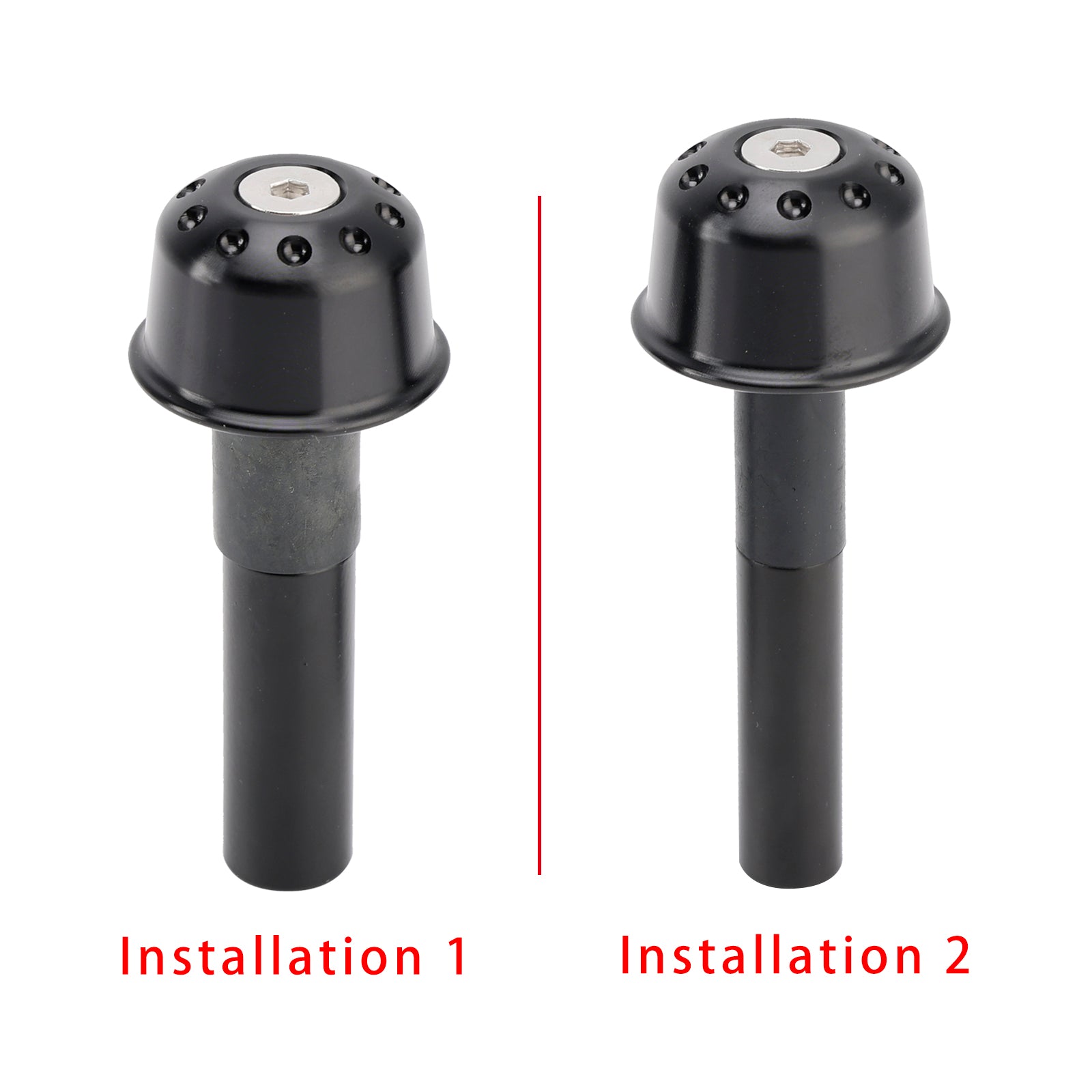 Kawasaki Vulcan S 650 Z650RS Z900RS CNC -styret ender vægt sort