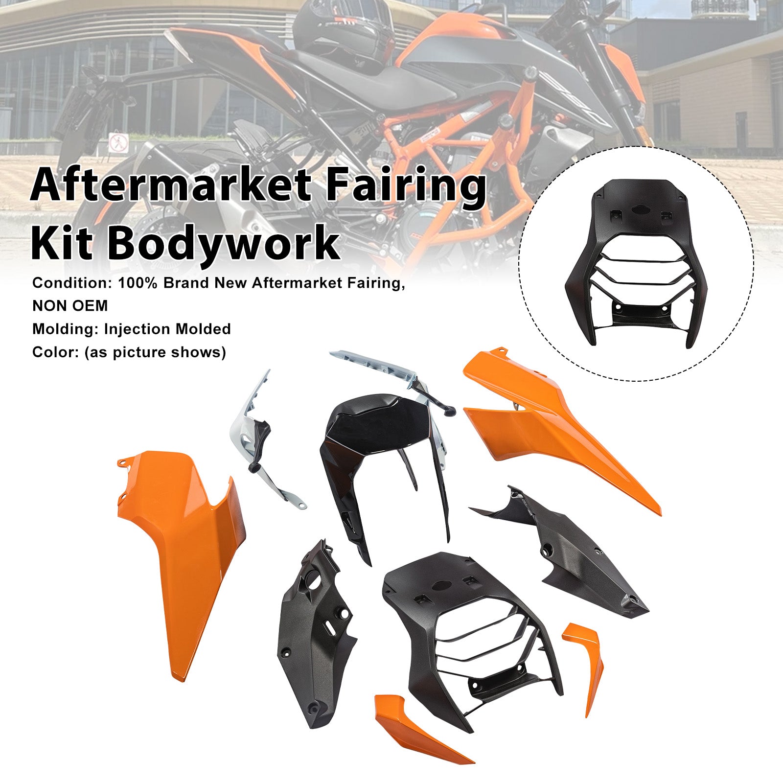 Amotopart 2017-2023 Duke 390 Fairing Kit