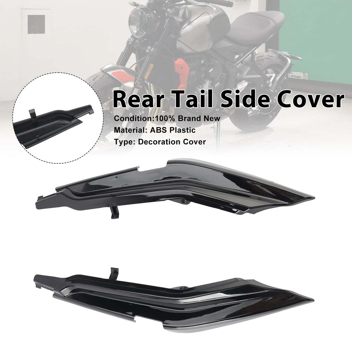 2022-2025 Trident 660 Rear Seat Side Cowl Cover Fairing