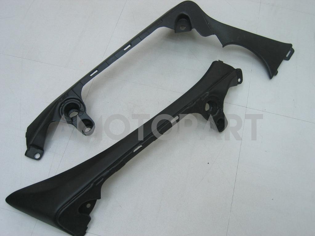 Amotopart 2005-2006 Suzuki GSXR1000 K5 Weiß mit schwarzem Streifenverkleidungskit