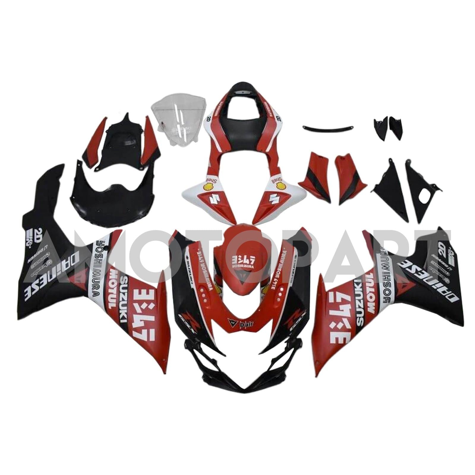 Amotopart 2011-2025 Suzuki GSXR 600/750 Fairing Kit Collection One