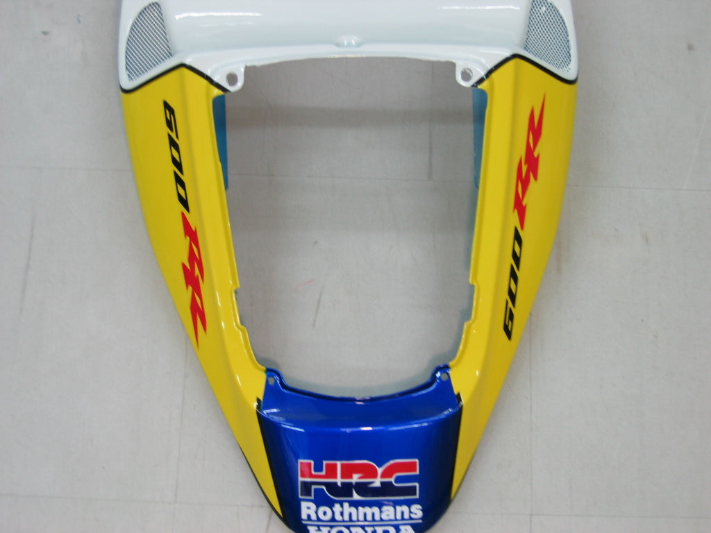 Amotopart 2005-2006 Honda CBR600RR Yellow & Blue Style2 Fairing Kit