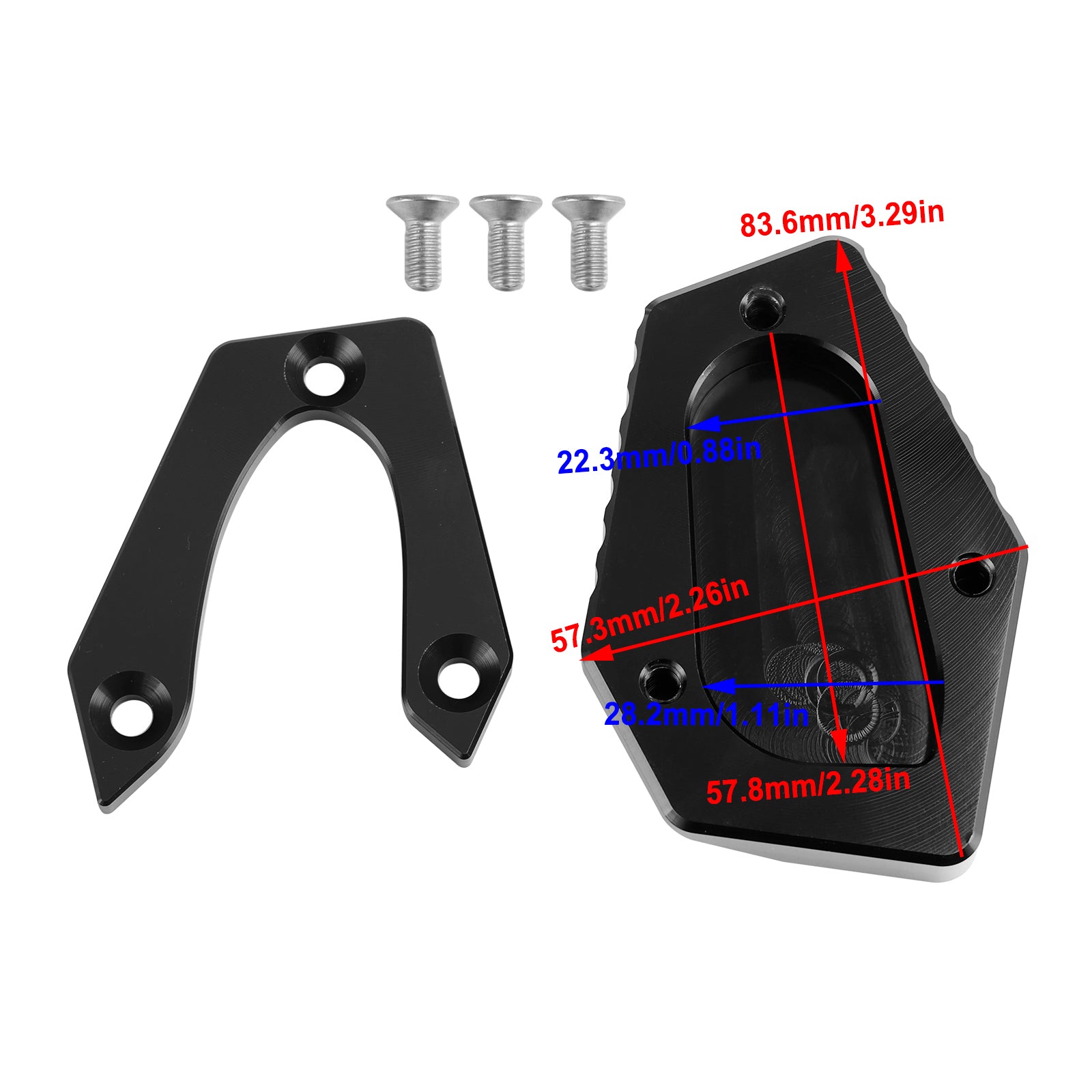 Cavalletto per piastra allargata per cavalletto 22-23 Speed Twin 900 e Street Twin 16-18 e Street Cup 17-18