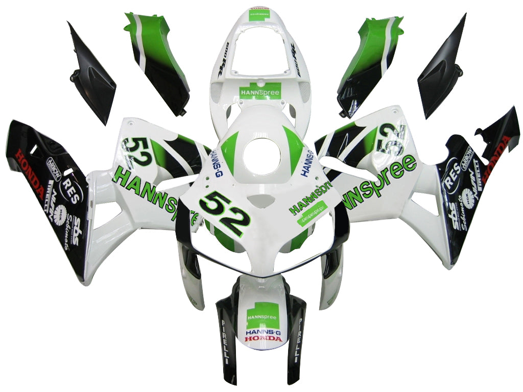 Amotopart 2005-2006 Honda CBR600RR Green White Abzugskit